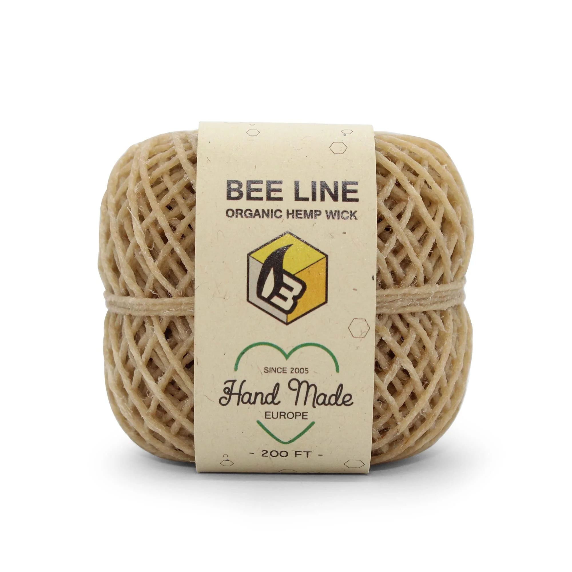 Hemp Wick Bundle Pack: 200 FT Beeline Roll + 1 Hemplights Wick Lighter (Black) - Image 6