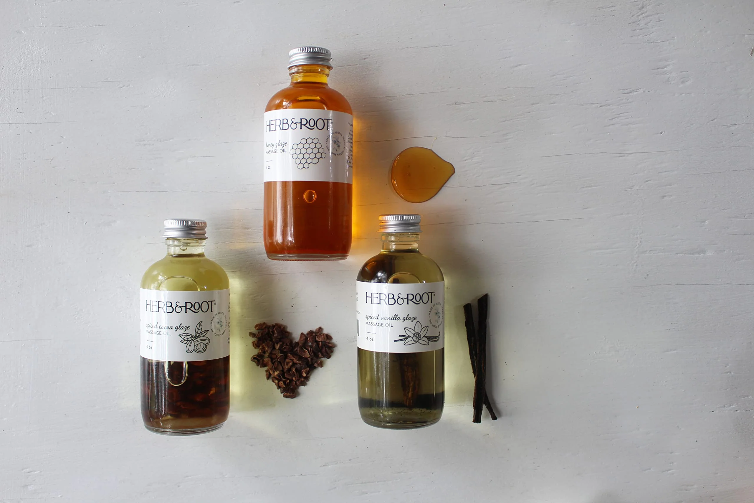 Herb & Root Honey Flavored Massage Oil, Natural, Edible Delicious, Premium Grade Massage Therapy Oil Blend - Image 6