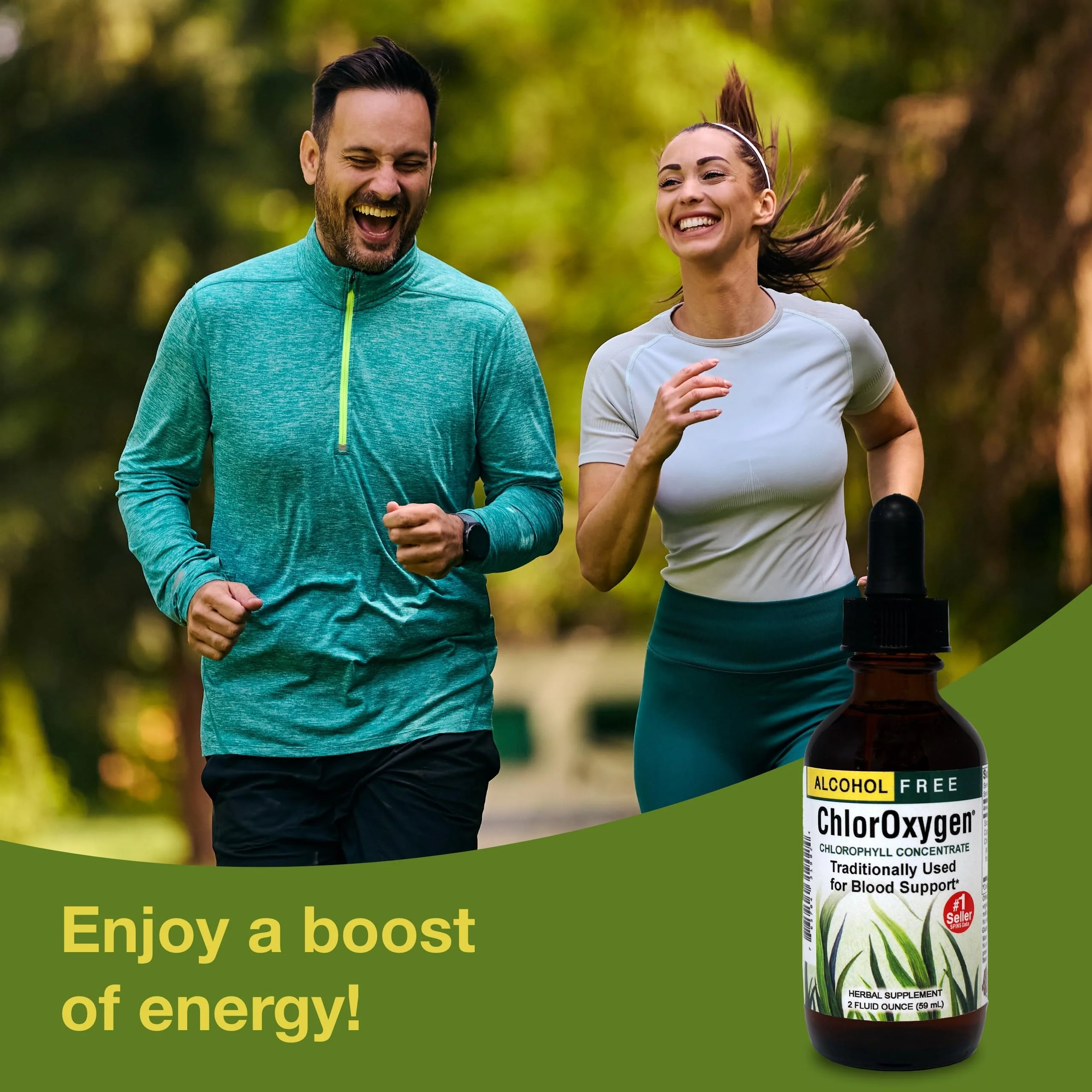 Herbs Etc. ChlorOxygen Chlorophyll Concentrate - Highly-Concentrated Energy Support - Aids Healthy Blood Circulation - Natural Vitality Support - Alcohol-Free - 2 fl oz (About 132 Servings) - Image 5