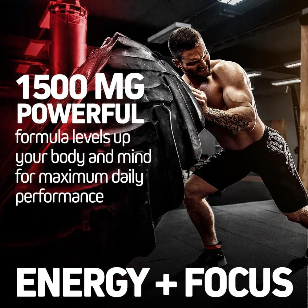 Herbtonics Korean Red Panax Ginseng 1500mg - Energy Supplement for Peak Performance, Focus & Vitality - High Potency Ginseng Root Extract - 120 Vegan Capsules - Image 6