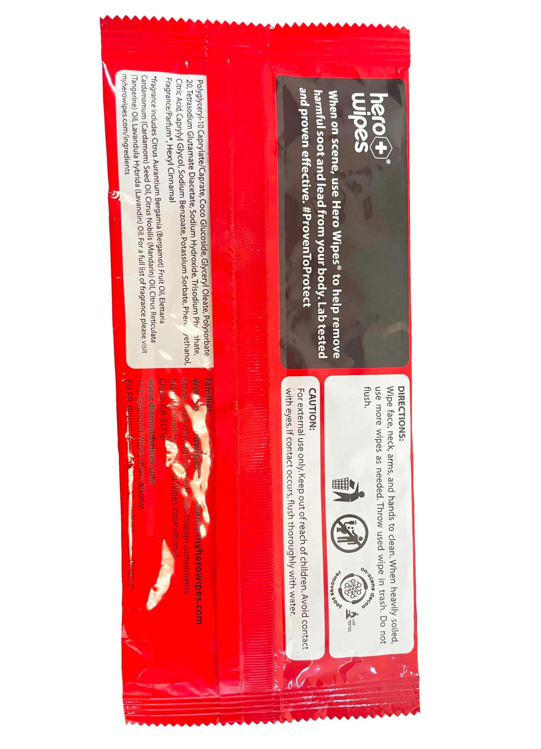 Hero Wipes Body Wipes Remove 98% Of Carcinogens, Ash, Soot, Smoke, Toxins - 120ct Extra Thick Durable 10x9 inches Firefighter Wet Wipes - Image 8