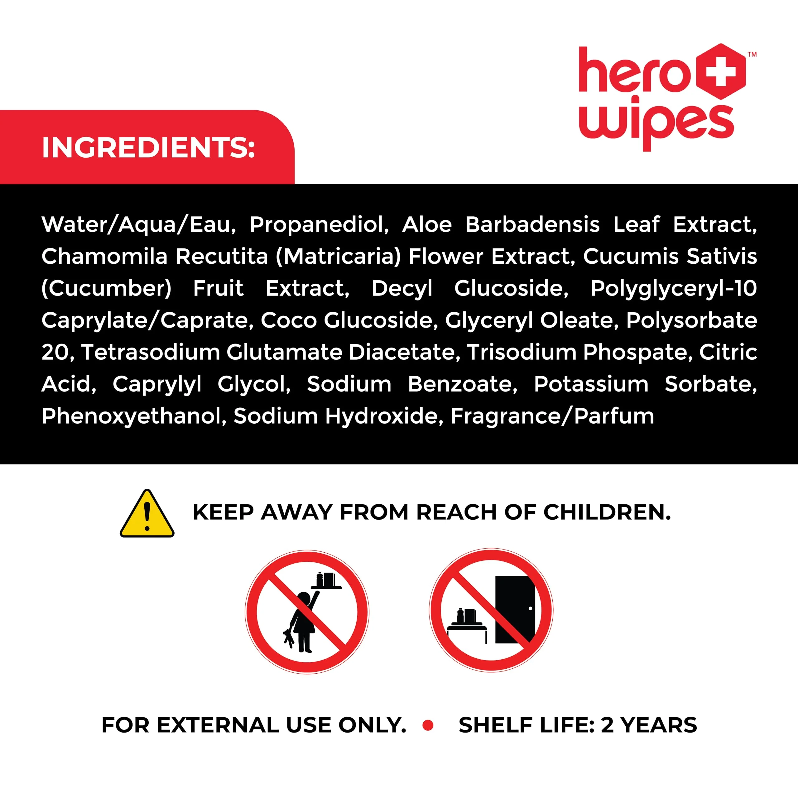 Hero Wipes Body Wipes Remove 98% Of Carcinogens, Ash, Soot, Smoke, Toxins - 48ct Extra Thick Durable 10x9 inches Firefighter Wet Wipes Per Pouch - Image 2
