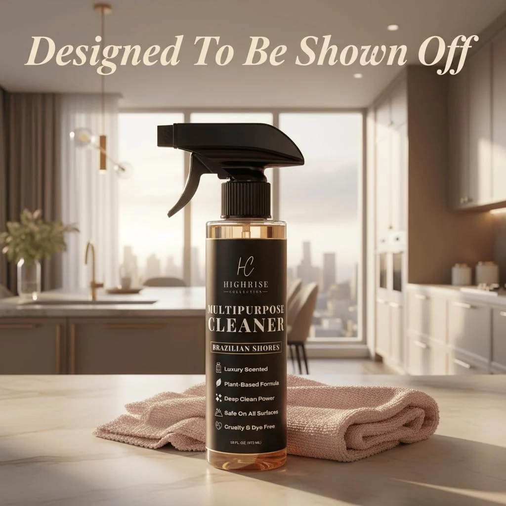 Highrise Brazilian Waves Multipurpose Cleaner, Highly Scented, Plant-Based, Biodegradable, USA Made, All Purpose Spray - Inspired By R&W, Mississippi Candle Company, Blyss Mop Soap Brazilian Waves - Image 2