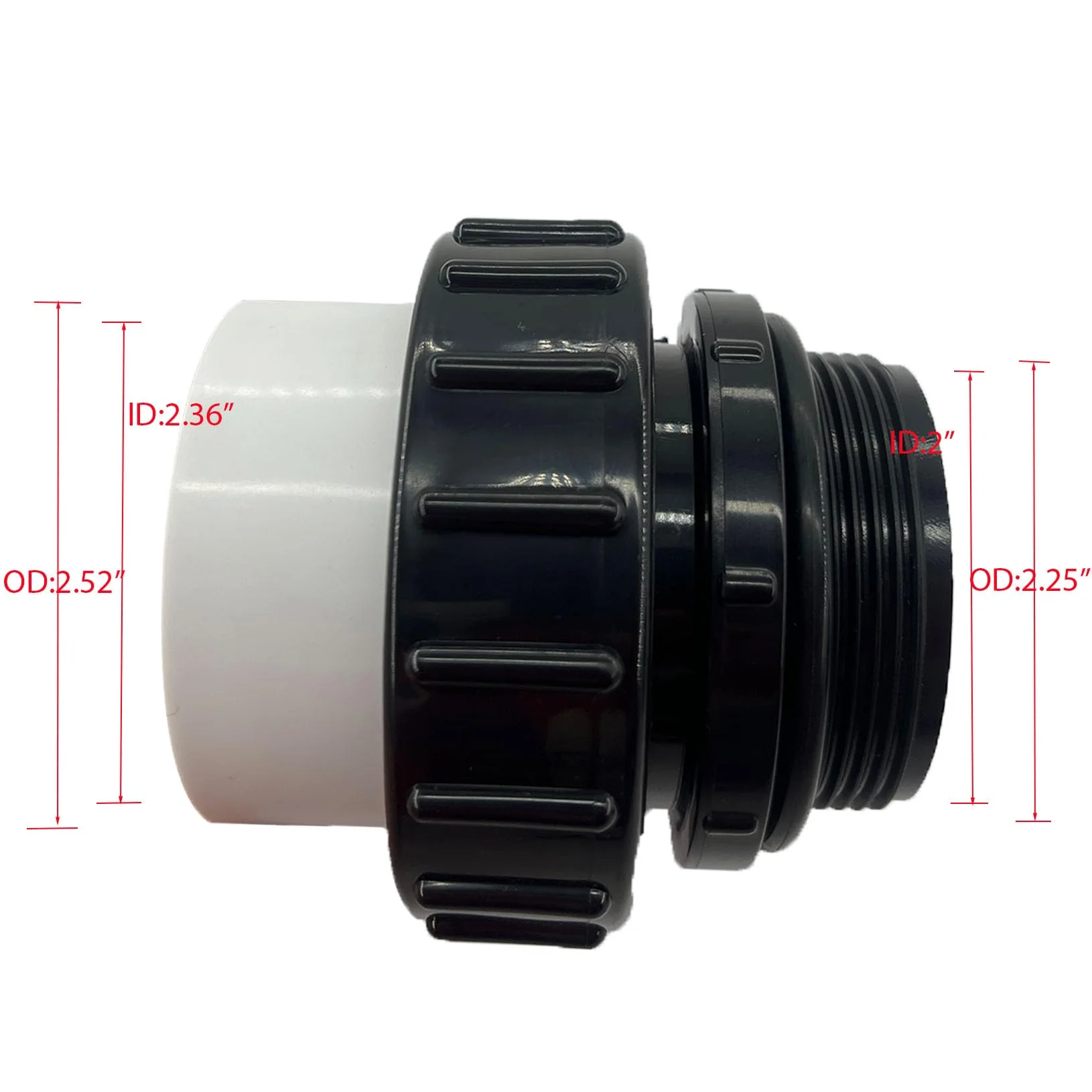 HJSIUTV 21063-200-000 2" MIP x 2" PVC Hi Temp Union Compatible with Pentair Whisperflo and Intelliflo Swimming Pool and Spa Pumps High Temperature Unions (2 pack) - Image 7