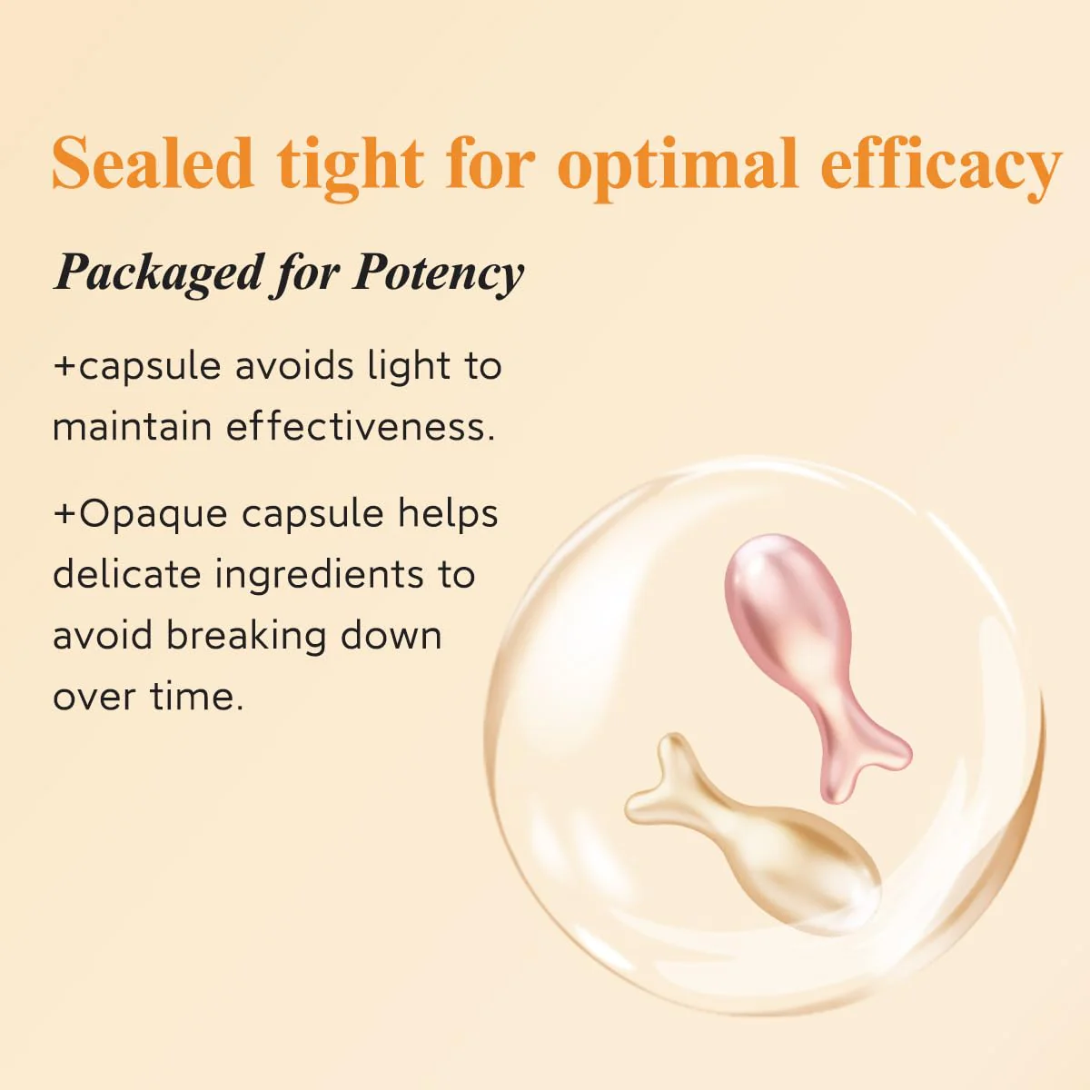 HKH Vitamin C & Retinol Serum for Face - Vit C Oil Capsules with Niacinamide Anti Aging Skincare - Vit A Night Serum Capsules for Women - Moisturise Smooth Fine Lines Even Tone Firming Skin (38+38 ct) - Image 6