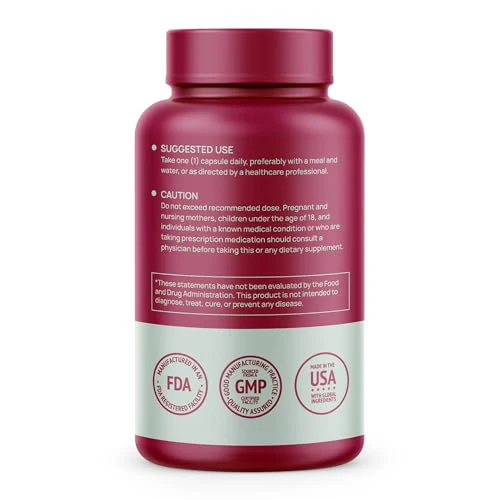 HMS Nutrition Stabilized R-Lipoic Acid 300 mg per Serving — Pure R Alpha Lipoic Acid (R-ALA) High Potency Active R Isomer Antioxidant Nerve & Metabolism Support — NSF Certified Non-GMO Vegan 60Capsule - Image 11