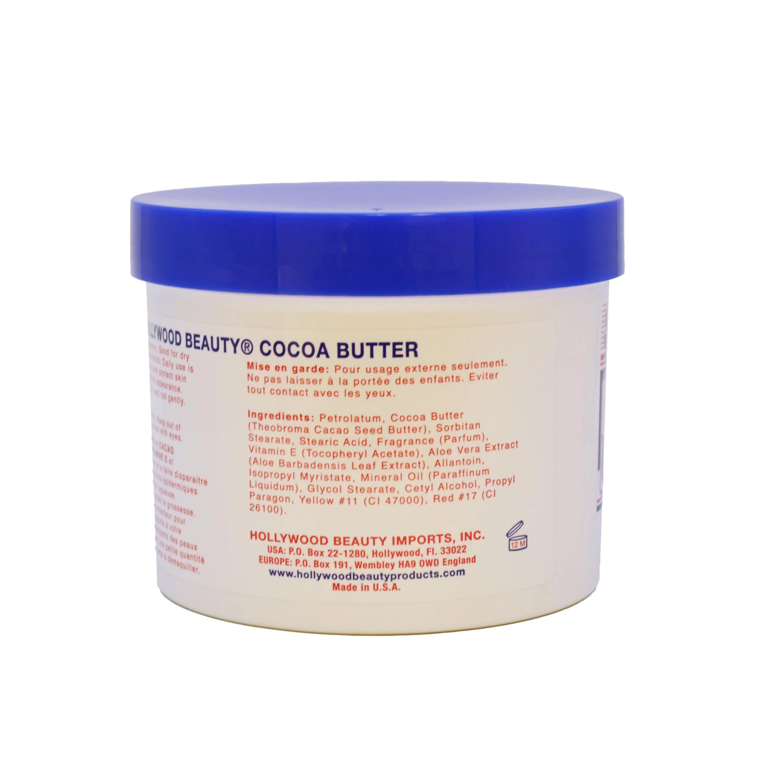 Hollywood Beauty Cocoa Butter Skin Cream - 25 oz. - With Vitamin E - Enrich, Soothe, & Smooth Dry Skin - Image 3
