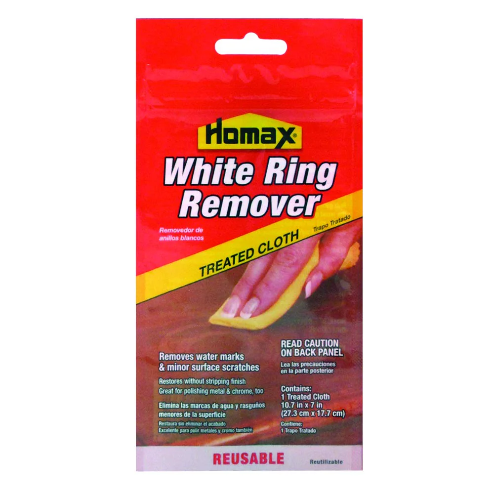 Homax Group Furniture White Ring Remover Cloth, 7in. x 11in (Pack of 6)