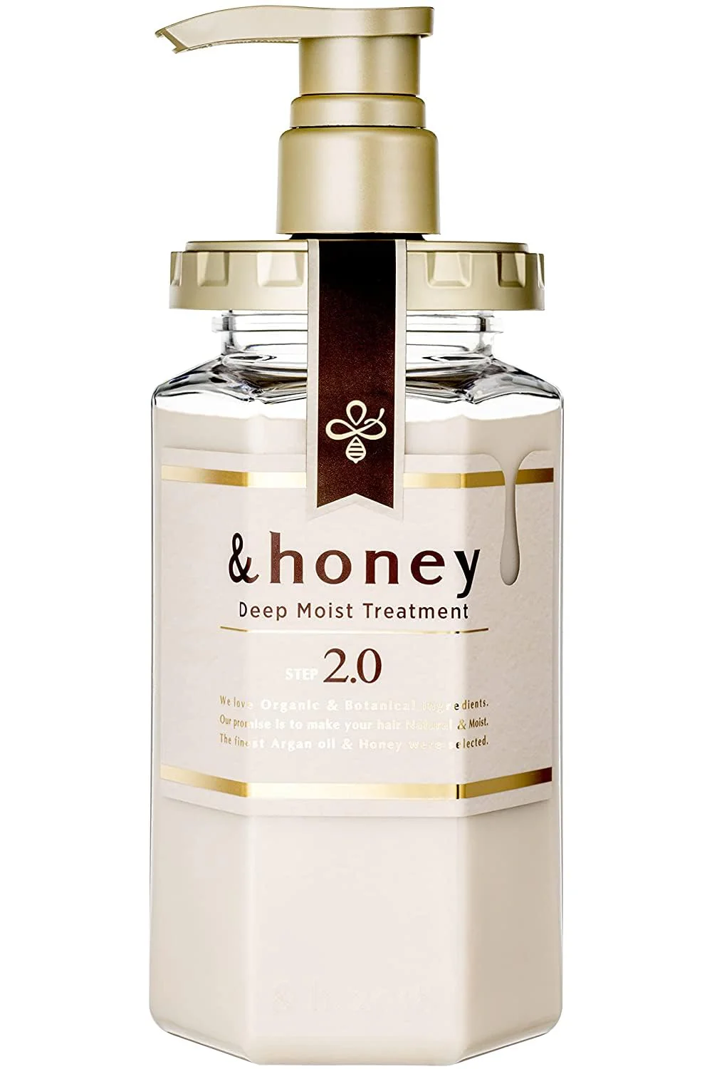 &honey Deep Moist 3 items Set (Shampoo step 1.0 440ml ,Treatment step 2.0 440ml ,Hair Oil step 3.0 100ml) for Frizzy, Dry, Curly Hair. Product of Japan. - Image 8