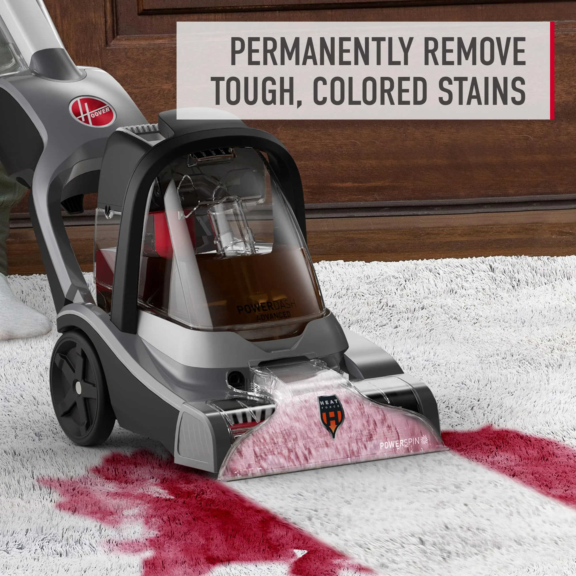 Hoover Oxy Carpet Cleaner Solution, 50 oz., Ocean Breeze Scent, Deep Cleaning Carpet Shampoo Solution, Removes Tough Colored Stains from Carpet and Upholstery, Pair with Hoover Carpet Cleaner Machine - Image 5