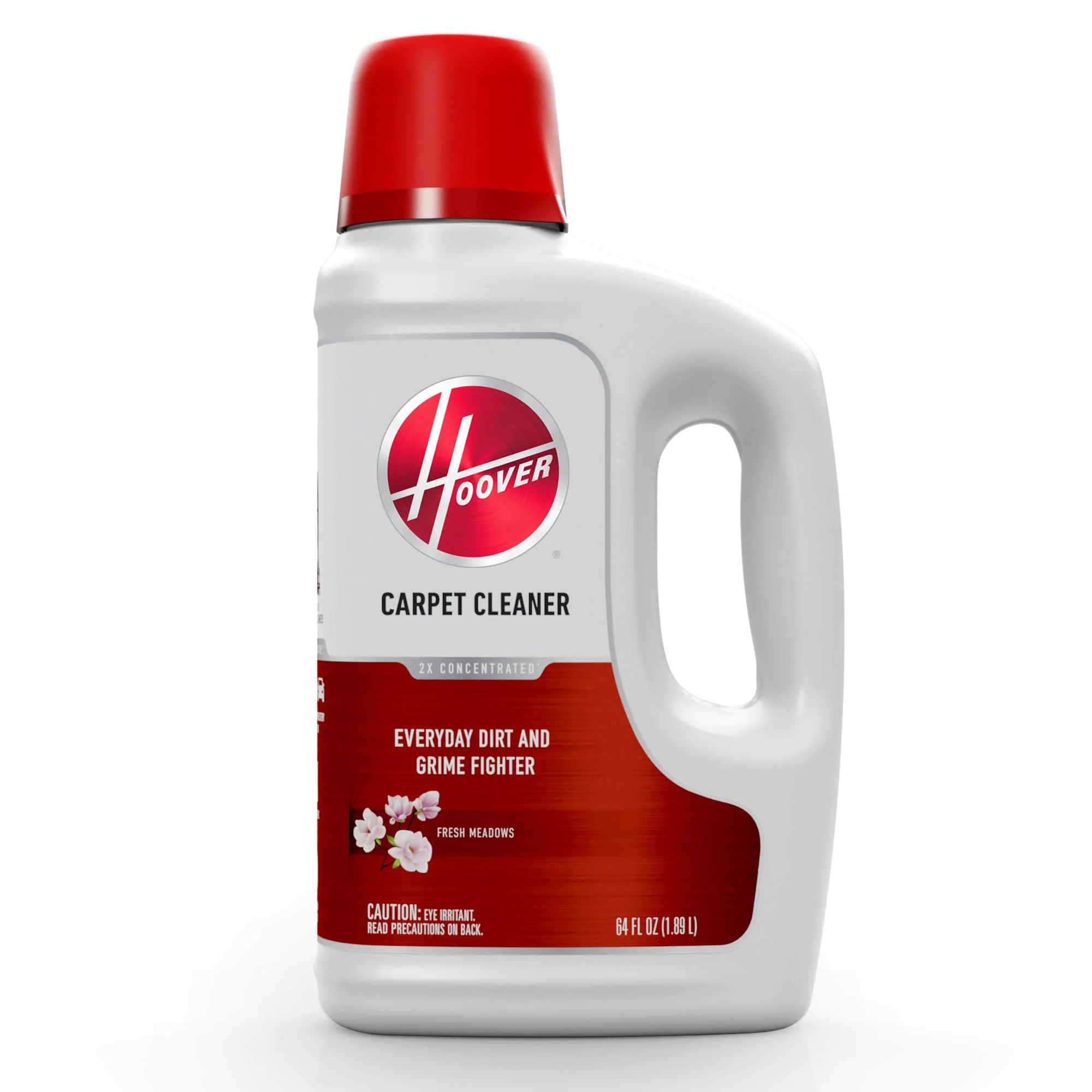 Hoover Renewal Carpet Cleaner Solution, 64 oz., Fresh Meadows Scent, Everyday Carpet Shampoo Solution, Removes Dirt and Grime from Carpet and Upholstery, Pair with Hoover Carpet Cleaner Machine
