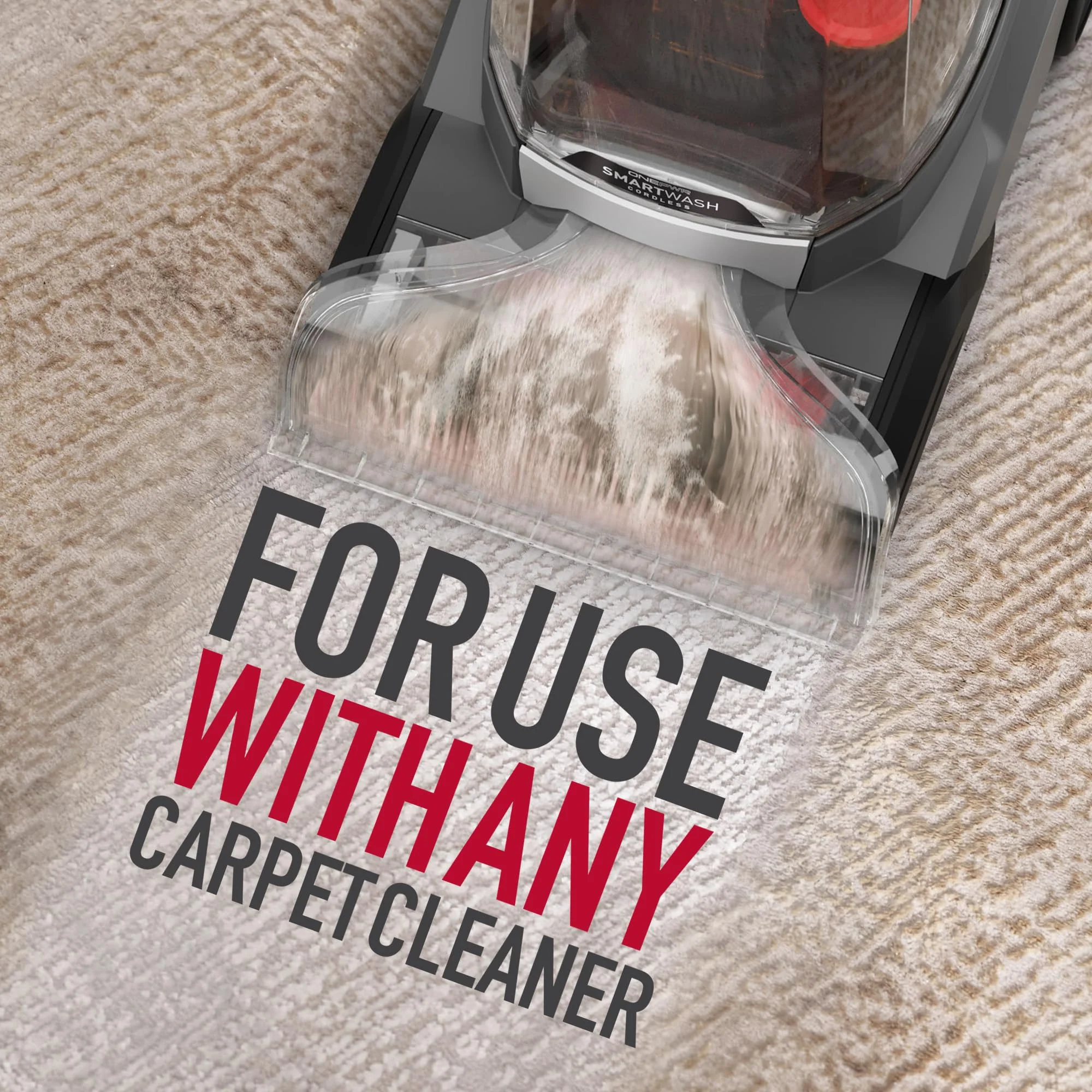 Hoover Renewal Carpet Cleaner Solution, 64 oz., Fresh Meadows Scent, Everyday Carpet Shampoo Solution, Removes Dirt and Grime from Carpet and Upholstery, Pair with Hoover Carpet Cleaner Machine - Image 2