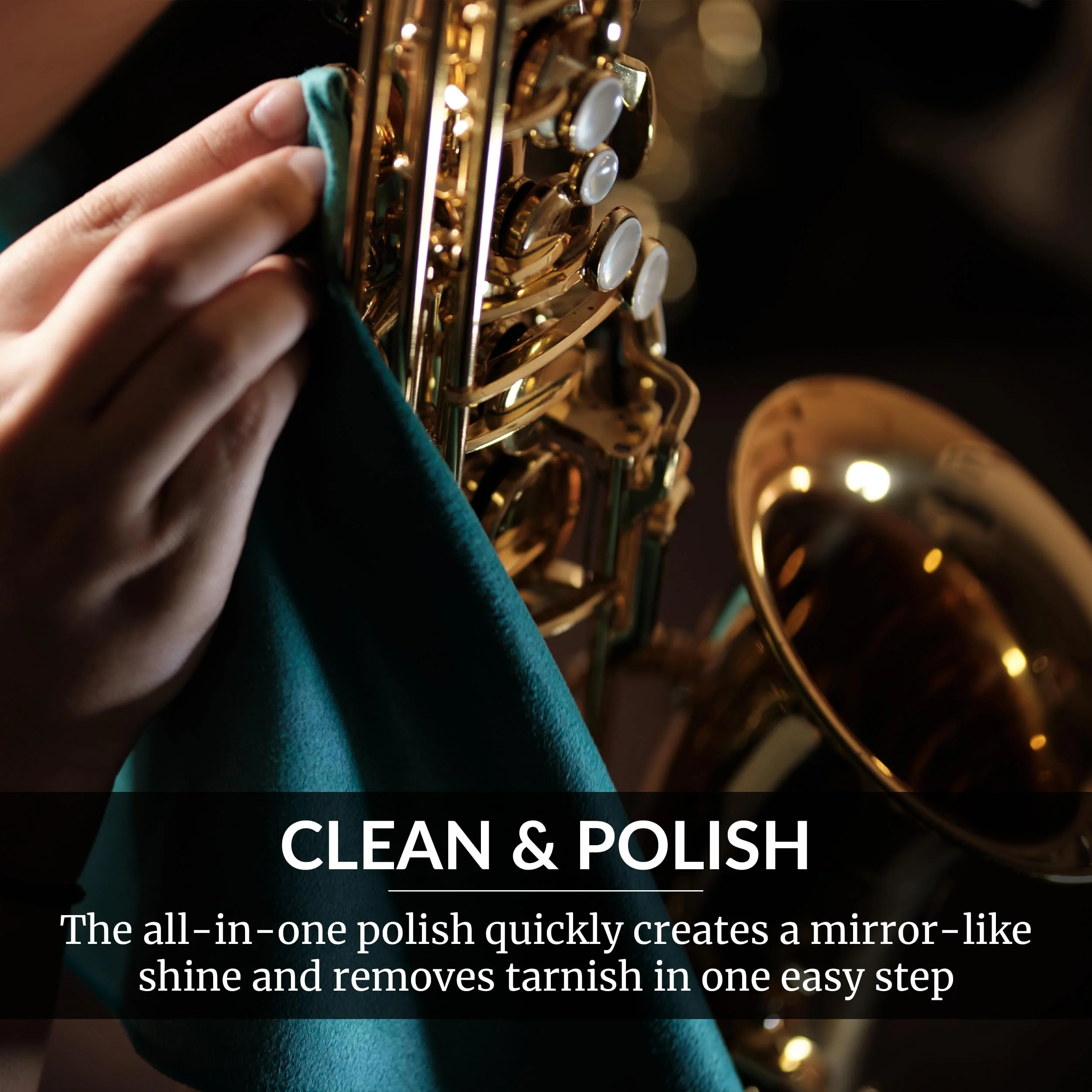 HOPE'S Brass Polish and Cleaner, Prevents Tarnish, Safe for Brass, Copper, Chrome, and Sterling Silver, Metal Polish for Cymbals, Trombone, Trumpet, and Other Instruments, 8 oz, Pack of 12 - Image 5