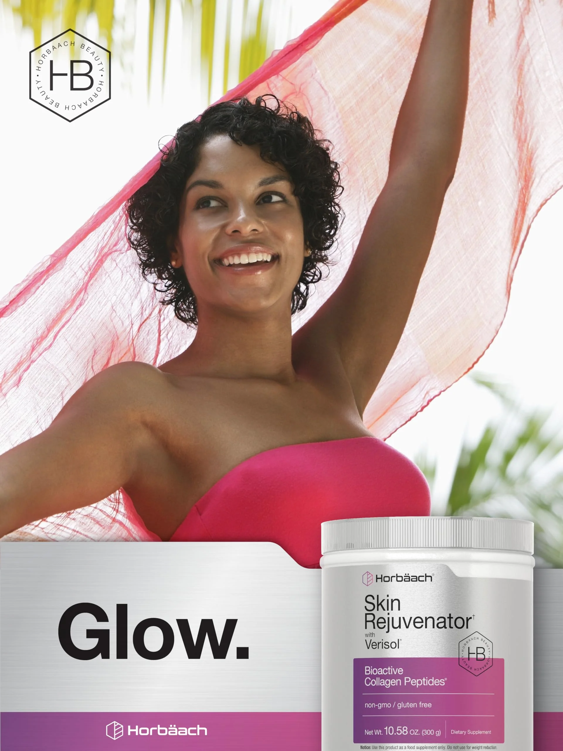 Horbäach Skin Rejuvenator with Verisol 10.58 oz | Bioactive Collagen Peptide Powder | Types I and III | Non GMO, Gluten Free Supplement - Image 3