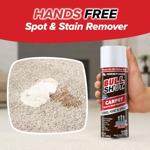 Horsepower Bull Shot Carpet Spot & Stain Remover by Horsepower, AS SEEN ON TV, Made In USA, Just Point & Spray, Stain-Lifting Foam-Action, Pet Stains & Odors, Coffee, Soda, Wine, Stains, 2 Pack - Image 12