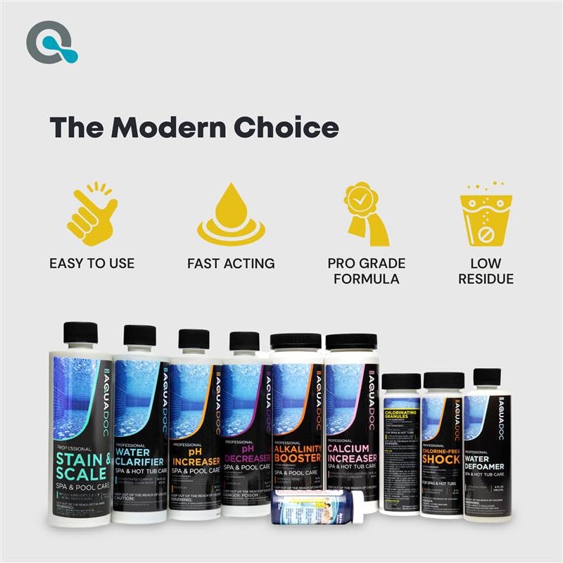 Hot Tub Chemicals Starter Kit - Chlorine Spa Starter Kit Chemicals for Hot Tub - Convenient Hot Tub Starter Kit & ph Control Kit - Effective Chlorine pH Balancer & Inflatable Hot Tub Chemical Kit - Image 2