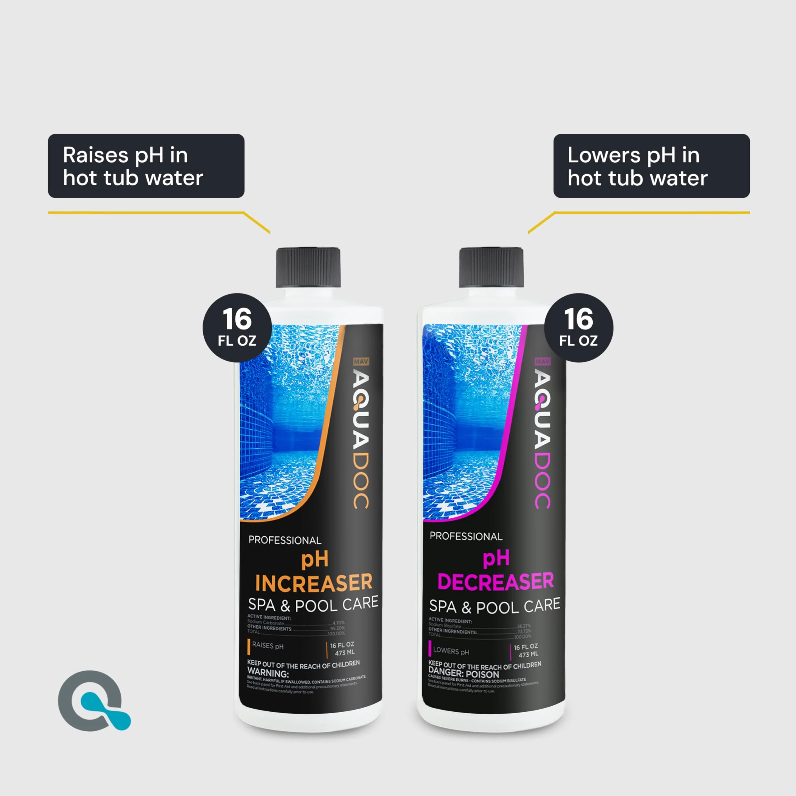 Hot Tub Chemicals Starter Kit - Chlorine Spa Starter Kit Chemicals for Hot Tub - Convenient Hot Tub Starter Kit & ph Control Kit - Effective Chlorine pH Balancer & Inflatable Hot Tub Chemical Kit - Image 6