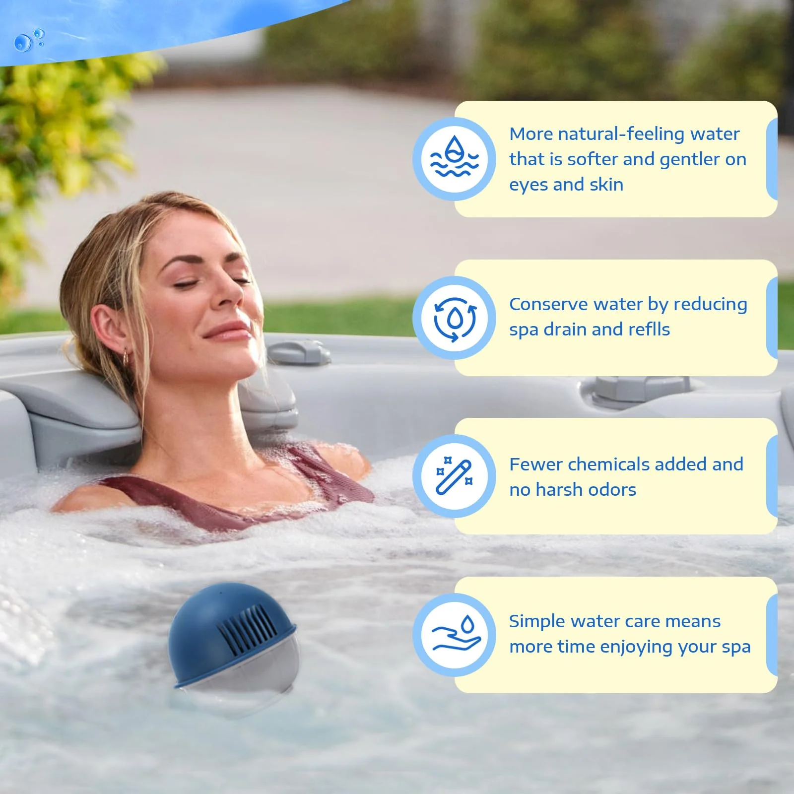 Hot Tub Floating System Mineral Cartridge + Replacement Prefilled Cartridge 3-Pack, Compatible with Frog Ease Floating System, Water Treatment Smart Self-Regulating - Image 6