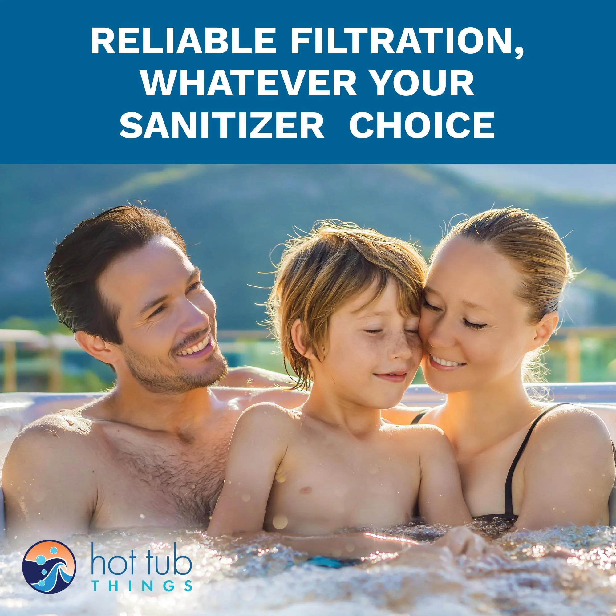 Hot Tub Things Replacement Filter Cartridge for Sundance Spas 6540-502 (2002–2024), MicroClean Technology, Captures Oils & Fine Debris, Tool-Free Replacement Every 3-4 Months, Spa Filter Cartridges - Image 2