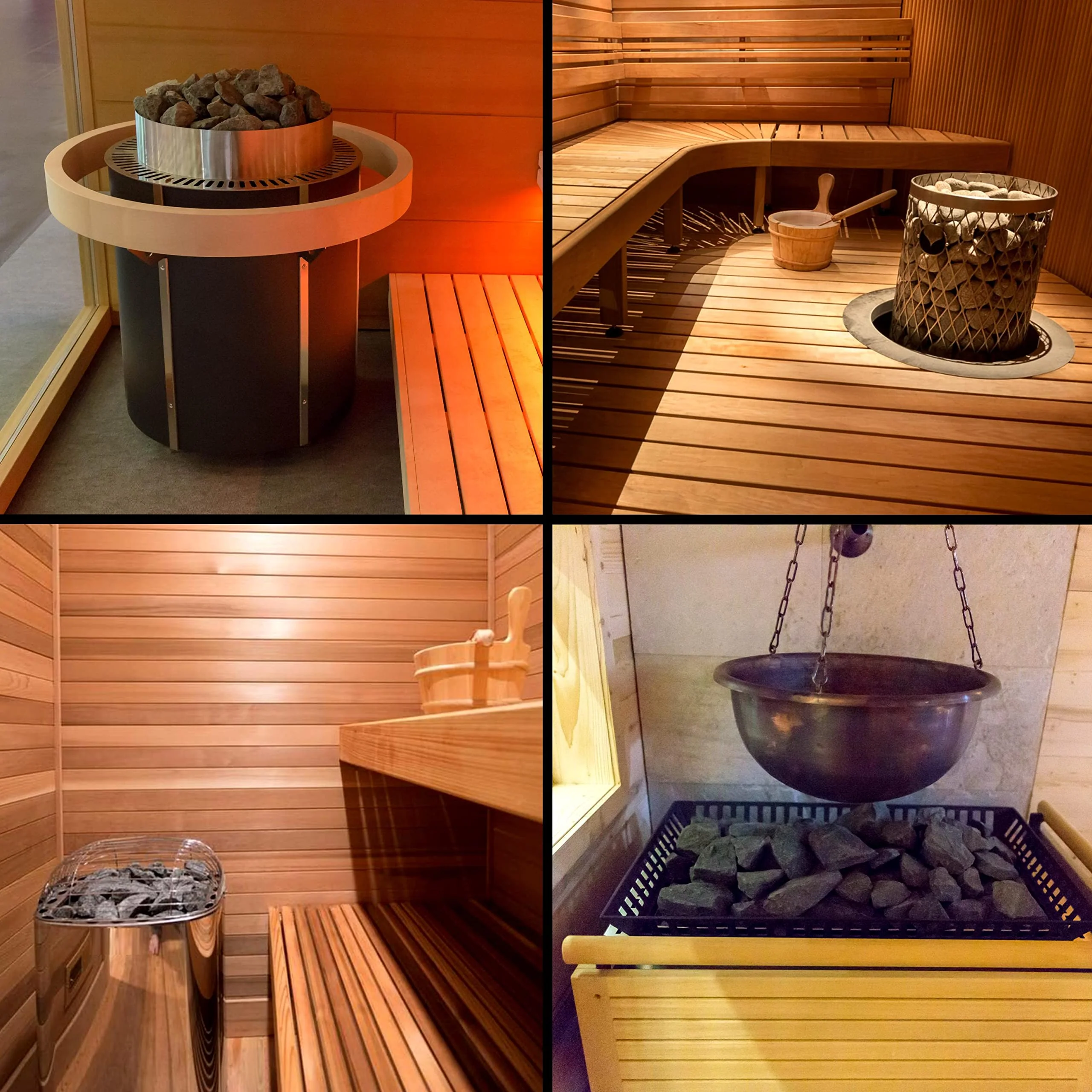 HOUSYLOVE Sauna Rocks/Sauna Stones, 35 lb Box of Lava Rock for Steam Sauna, Sauna Stone - Image 4