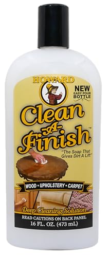 HOWARD CF0016 Clean-A-Finish Wood Cleaner and Upholstery Cleaner for Furniture, Carpet Cleaning, Stain Remover, Easy Pour Bottle, 16 Oz - Image 4