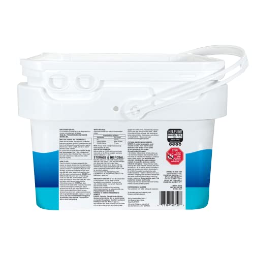 HTH 42052 Swimming Pool Care 3" Chlorine Tabs Advanced, Swimming Pool Chlorinating Sanitizer, 5lb - Image 6