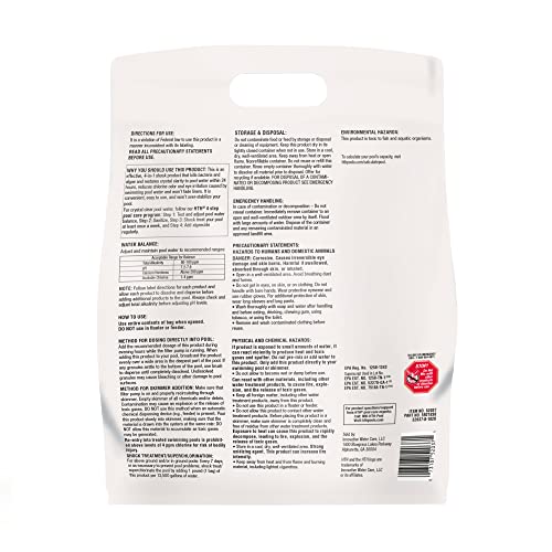 HTH 52037R Pool Care Shock Advanced, Swimming Pool Chemical - Cal Hypo Formula, Prevents Bacteria & Algae, Restores Crystal Clear Water - Shock Treatment, 1lb (12 Pack) - Image 7