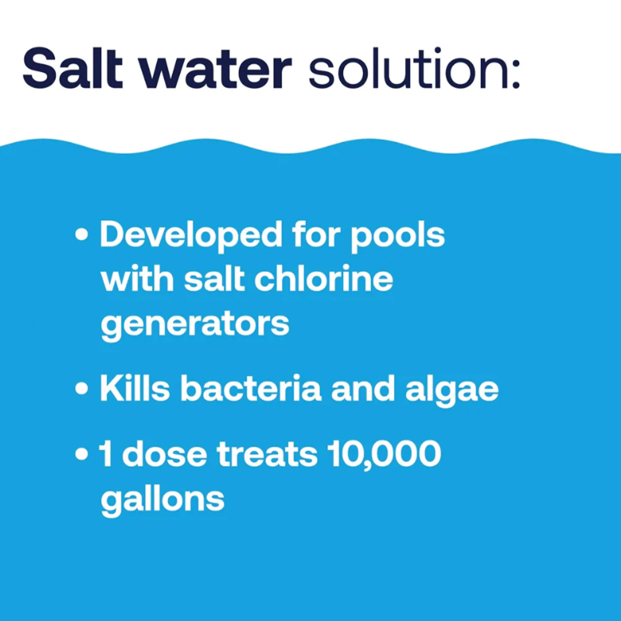 HTH 52047 Swimming Pool Care Salt Shock, Stabilized Chlorinator, 1 dose Treats 10000 gallons, 5x12oz Packets - Image 7