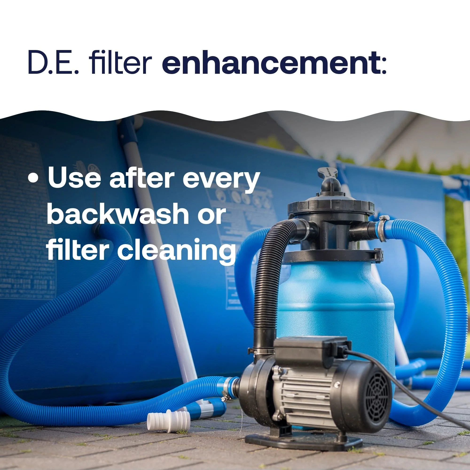 HTH 67121 Swimming Pool Care D.E. Filter Aid, Improve Filtration Efficiency and Water Clarity, 10lb - Image 6