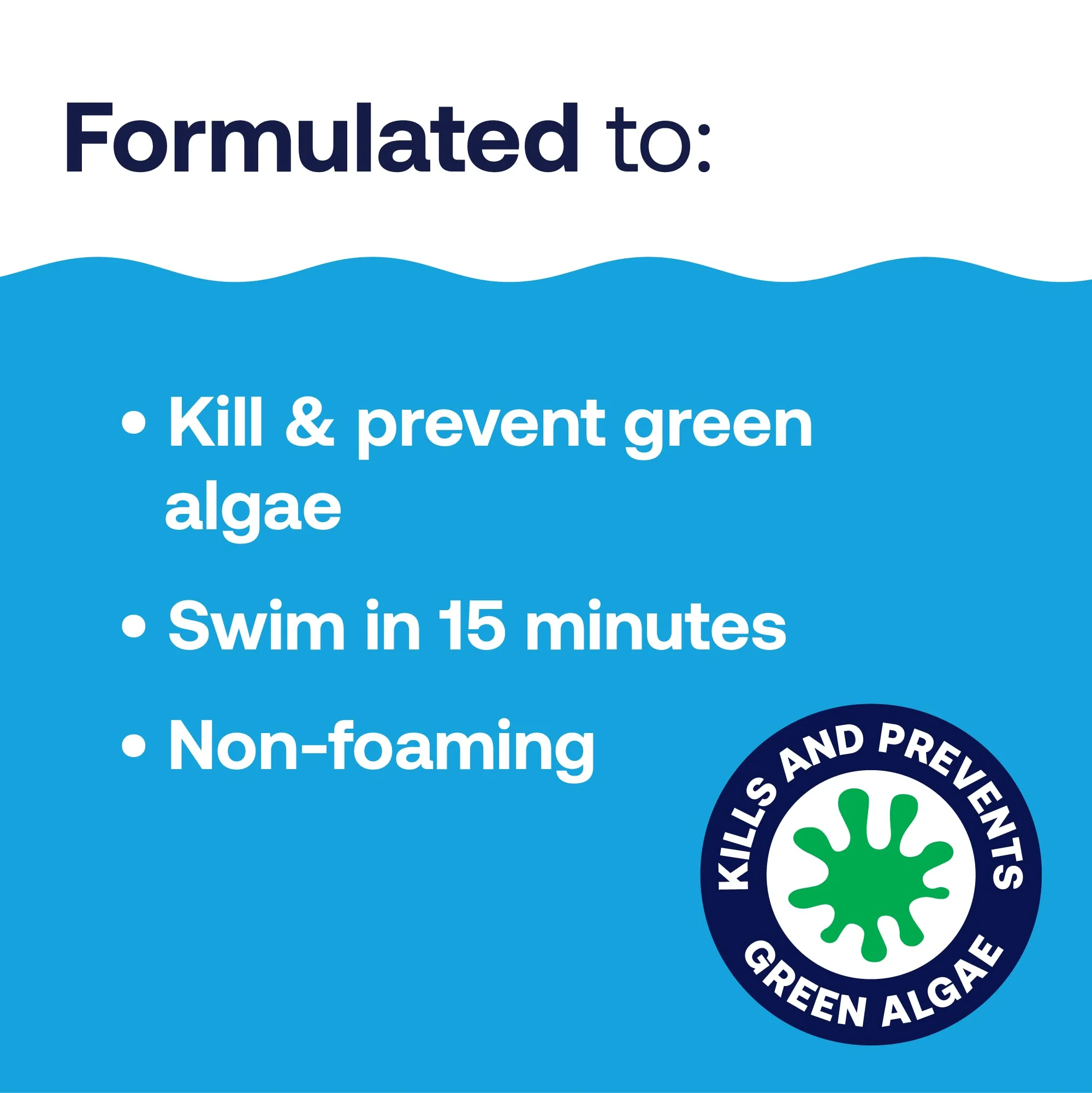 HTH 67289 Swimming Pool Care Algae Guard Ultra, Swimming Pool Chemical, Long Lasting Formula, 32 fl oz - Image 6