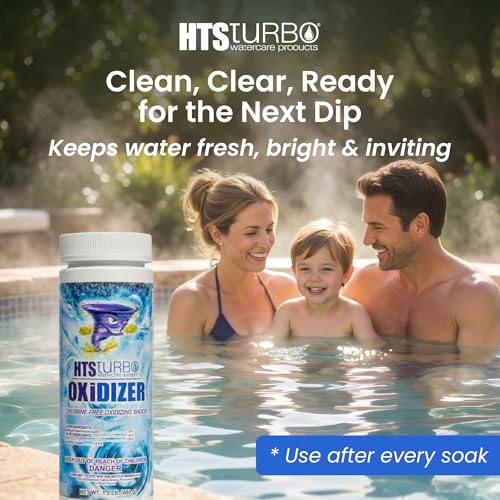 HTS Turbo 1.5 lbs Non-Chlorine Spa Shock - Oxidizer for Hot Tub & Spa - Fast-Dissolving, Crystal Clear Water, USA Made - Image 7