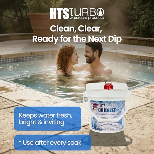 HTS Turbo Oxidizer Shock for Pools, Hot Tubs & Spas - 5 lbs Made in USA | Fast-Dissolving Oxidizing Shock for Pool | Non Chlorine Pool Shock Treatment | Non Chlorine Shock for Pool Clears Water - Image 7