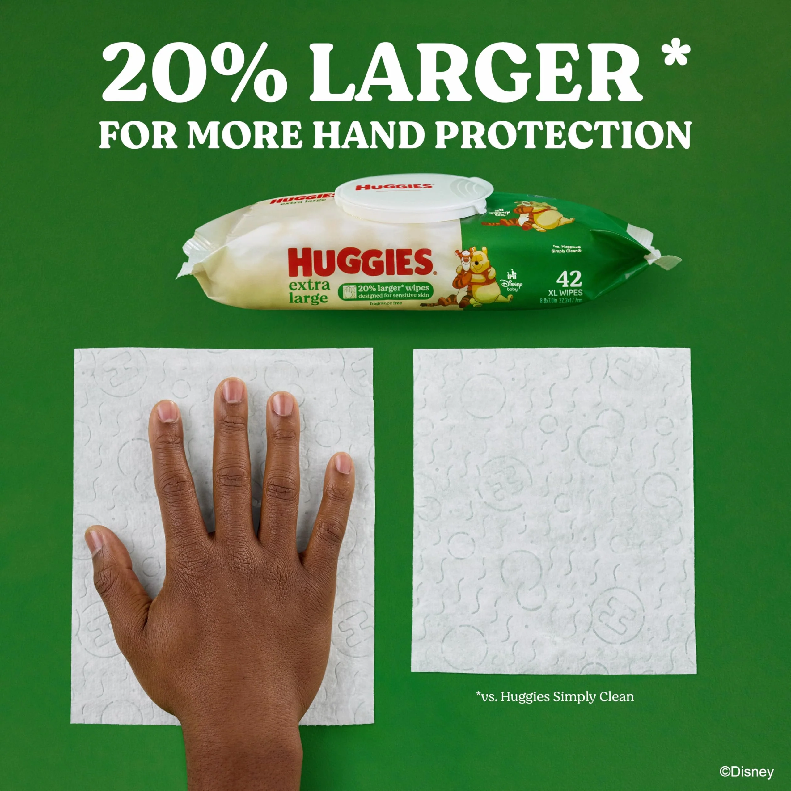 Huggies Extra Large Baby Wipes, Unscented, 15 Flip-Top Packs, 630 XL Wipes Total, Packaging May Vary (Pack of 3) - Image 2