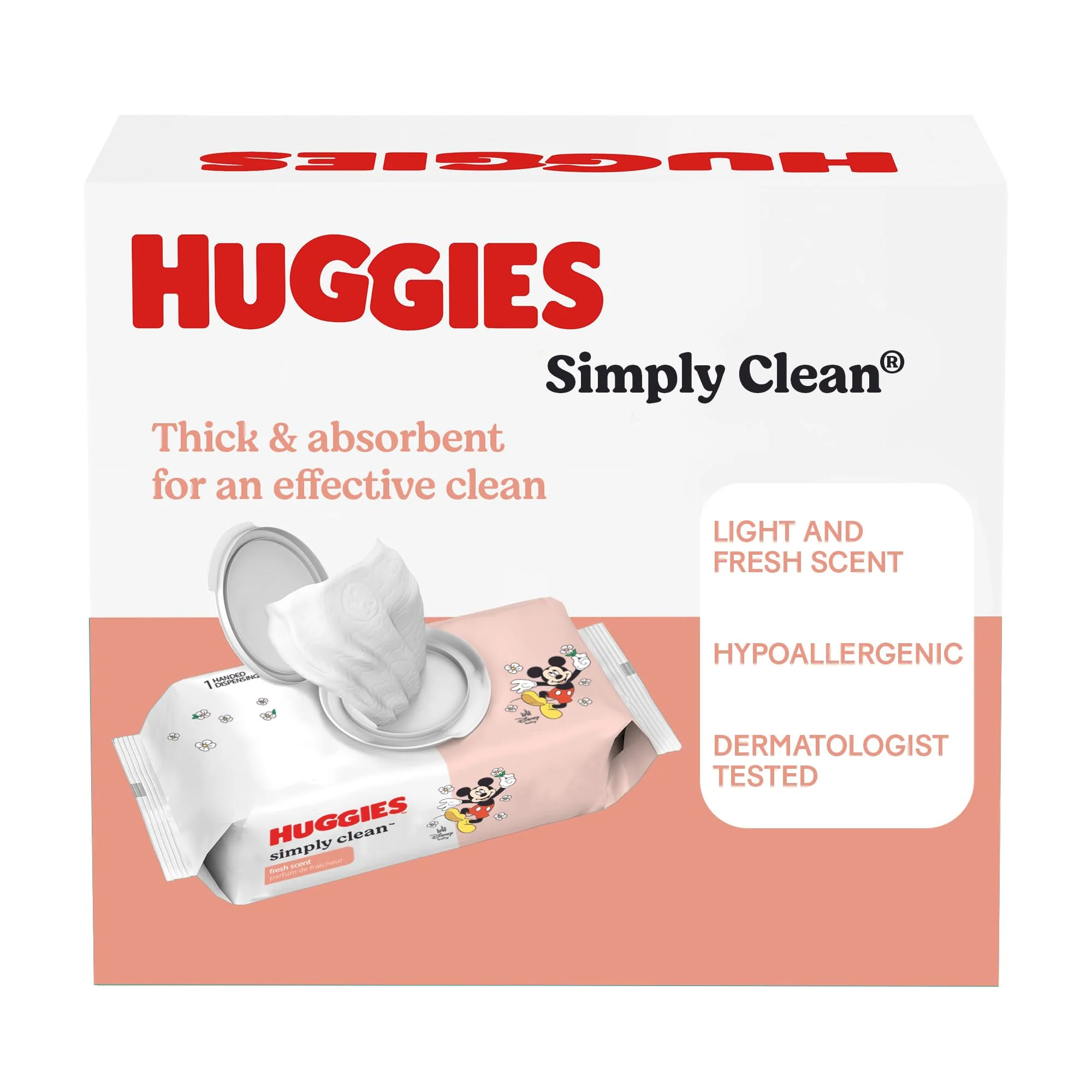 Huggies Simply Clean Fresh Scent Baby Wipes, 1 Flip-Top Pack (64 Wipes Total), Packaging May Vary - Image 9