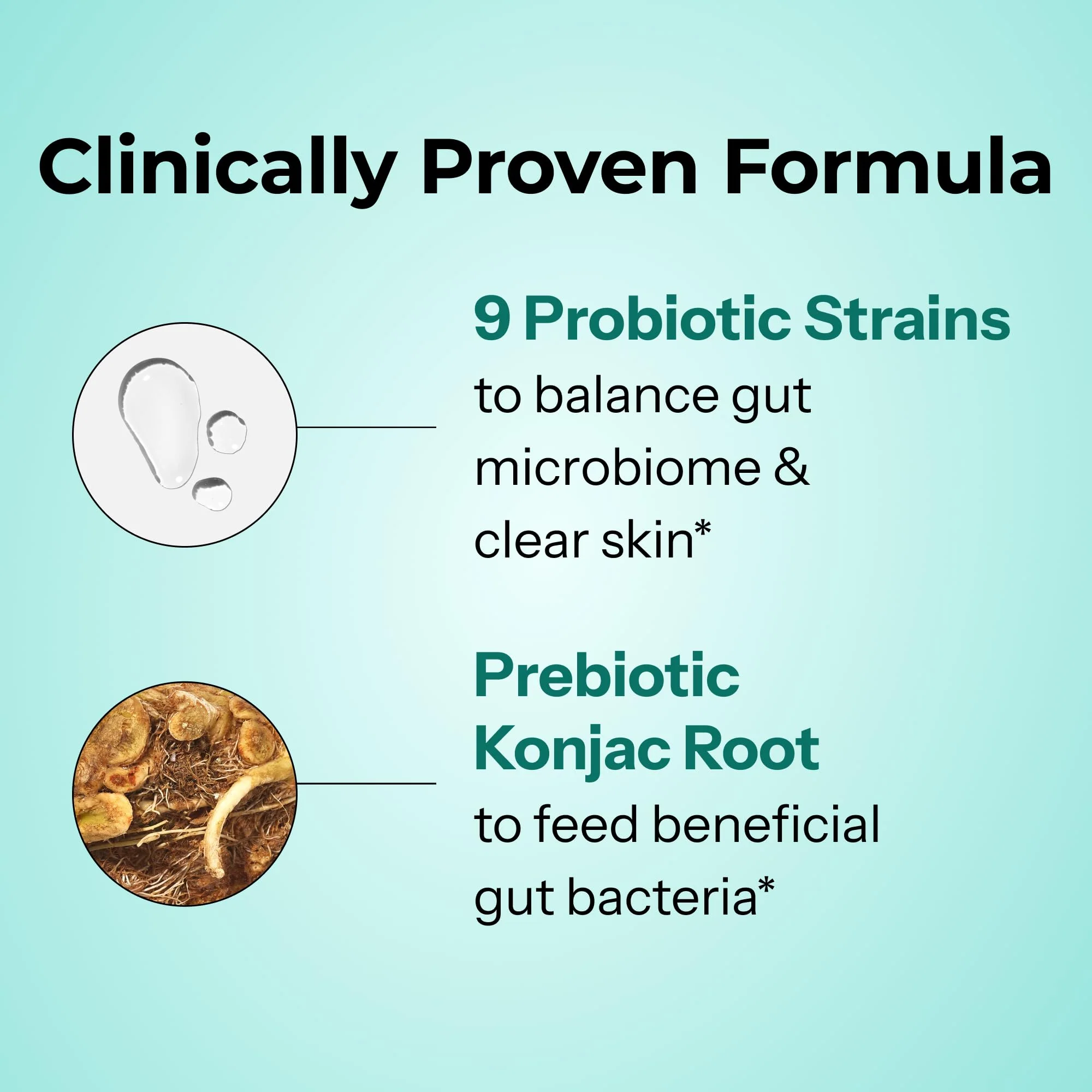 HUM Skin Squad Probiotics for Women and Men, Skin Care Supplement for Clear Complexion & Gut Health Support, Microbiome Prebiotic & Probiotic Supplement for Breakouts, Digestive Health, 60 Capsules - Image 6