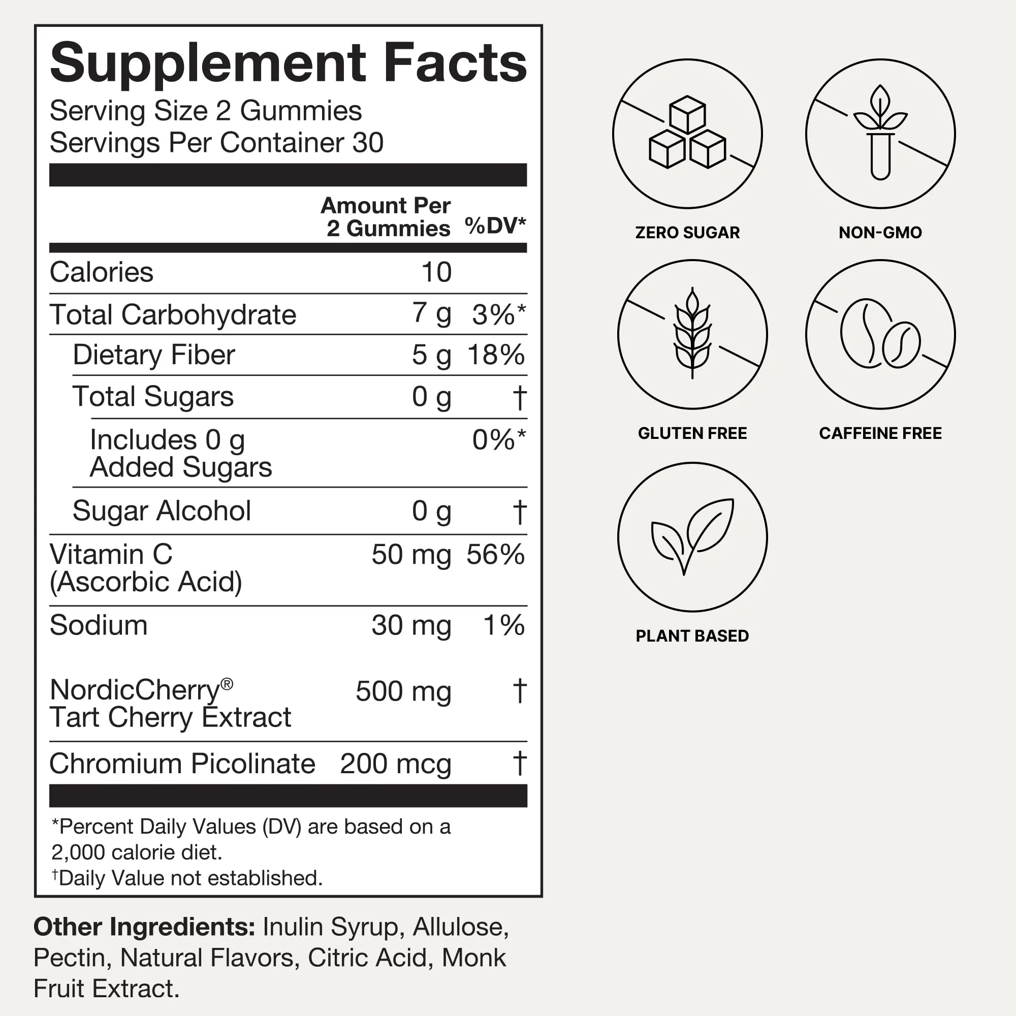 Humann Tart Cherry Gummies - Uric Acid, Immunity, Inflammation & Metabolic Health Support – NSF Certified Sport, Powerful Antioxidant & Non-GMO - from Maker of SuperBeets - 60 Sugar-Free Vegan Gummy - Image 4