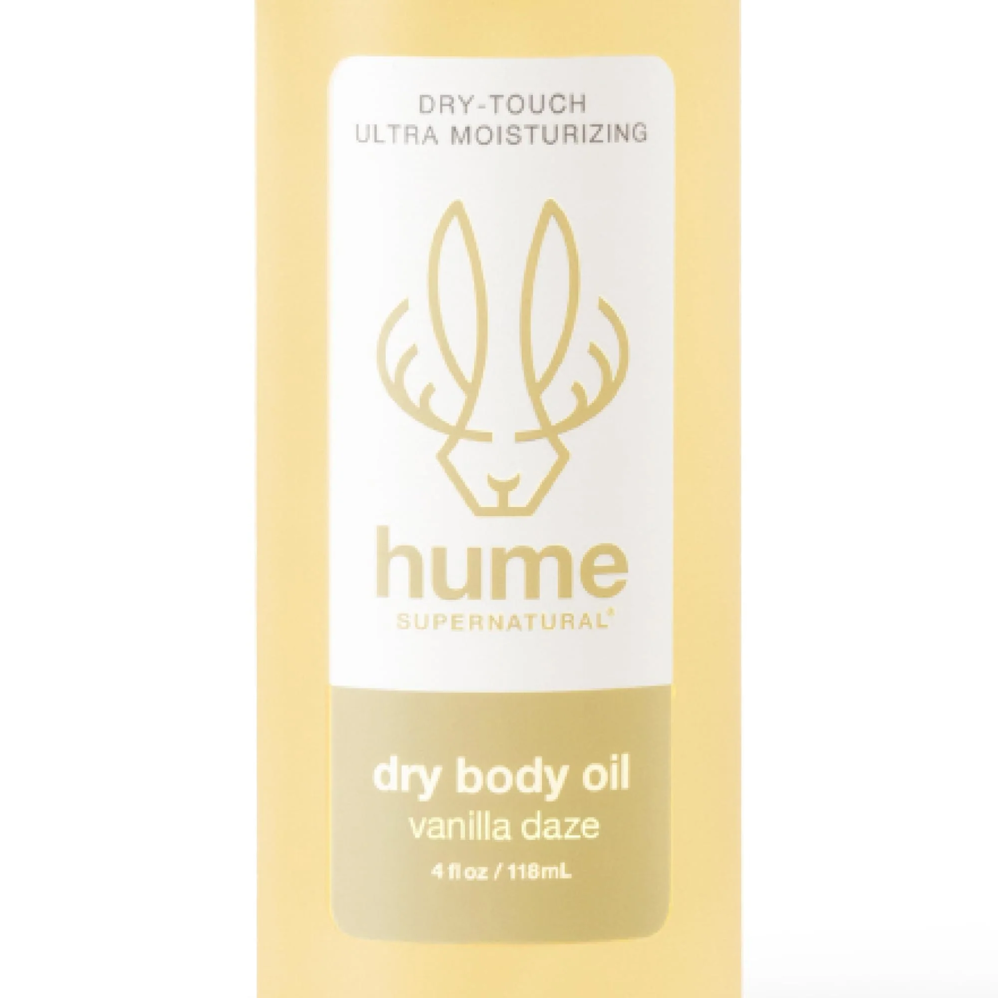 HUME SUPERNATURAL Dry Body Oil Spray - Ultra Hydrating Oil for Dry Skin, Light and Nourishing Body Oils for Women and Men, Long-Lasting Moisture (Amber Woods 1-Pack)