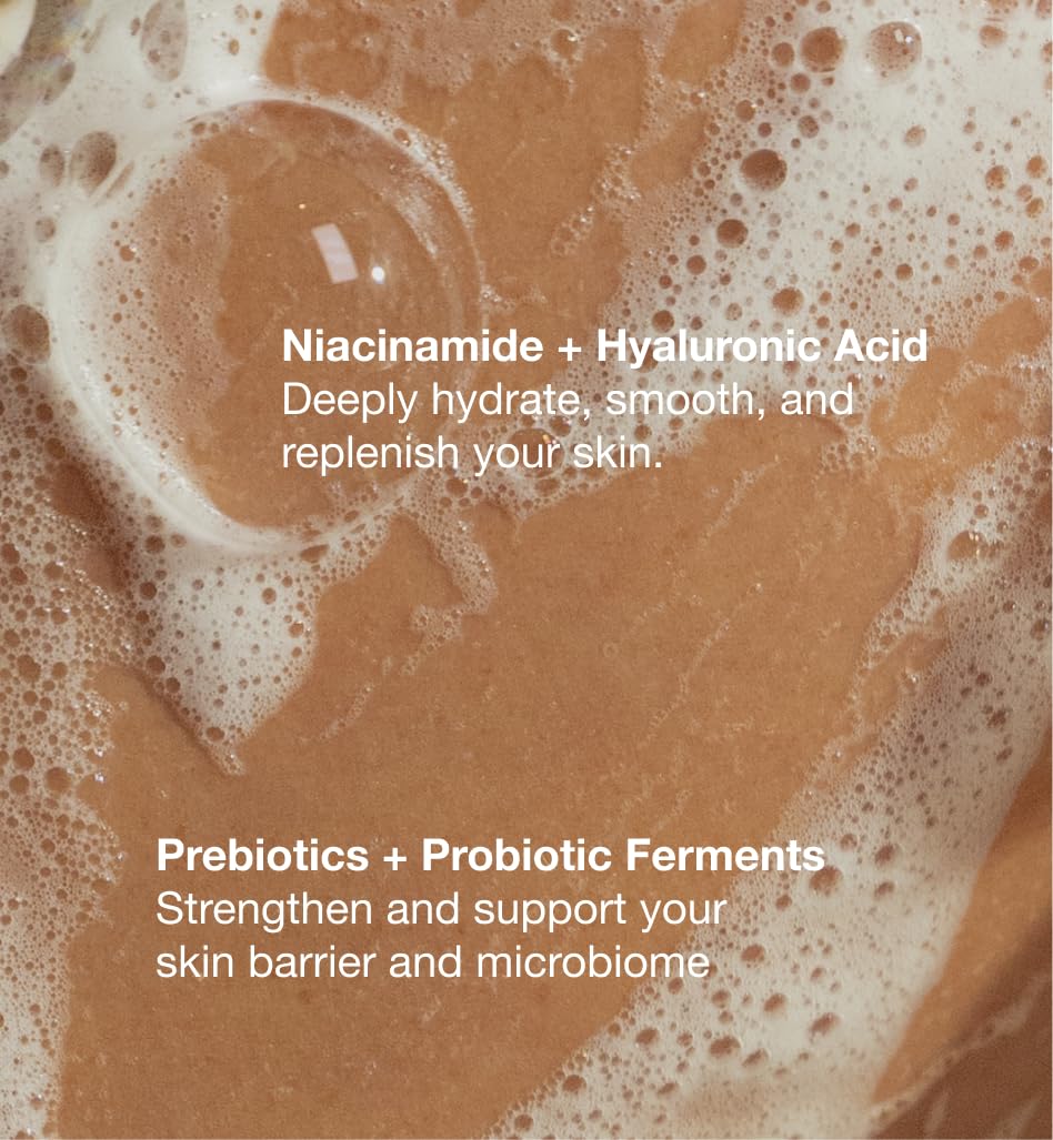 HUME SUPERNATURAL Ultra Nourishing Body Wash, Vanilla Daze, 16 fl oz - Cleanse, nourish and replenish skin with Niacinamide, Hyaluronic Acid, and Prebiotics. Free from Sulfates, Parabens, Phthalates - Image 5