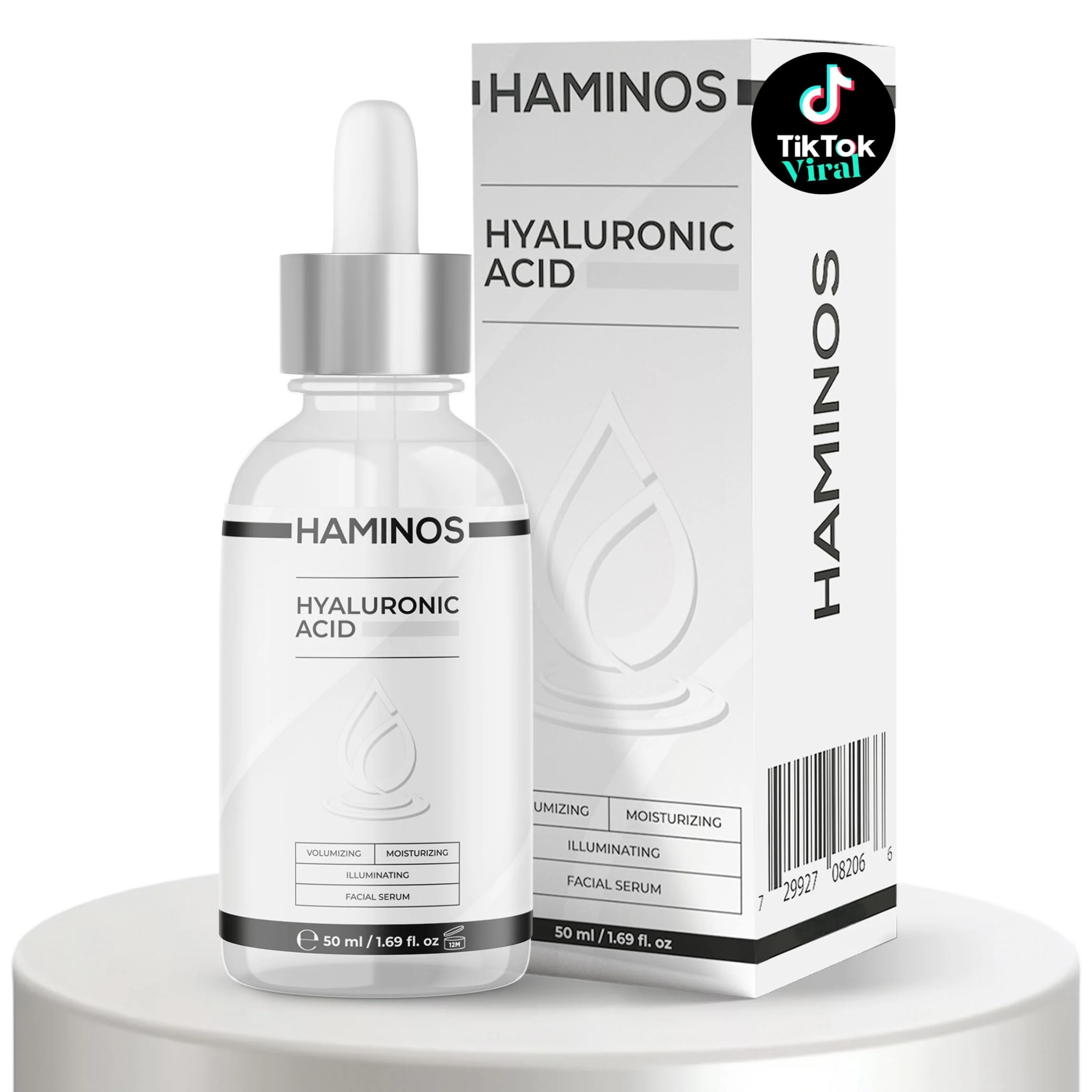 Hyaluronic Acid Serum with Niacinamide, Snail slime, collagen – Lip Plumper, Stretch Marks, Wrinkles, Fine Lines, Hydration - UNIQUE FORMULA (50 ml - 1.69 Fl Oz)