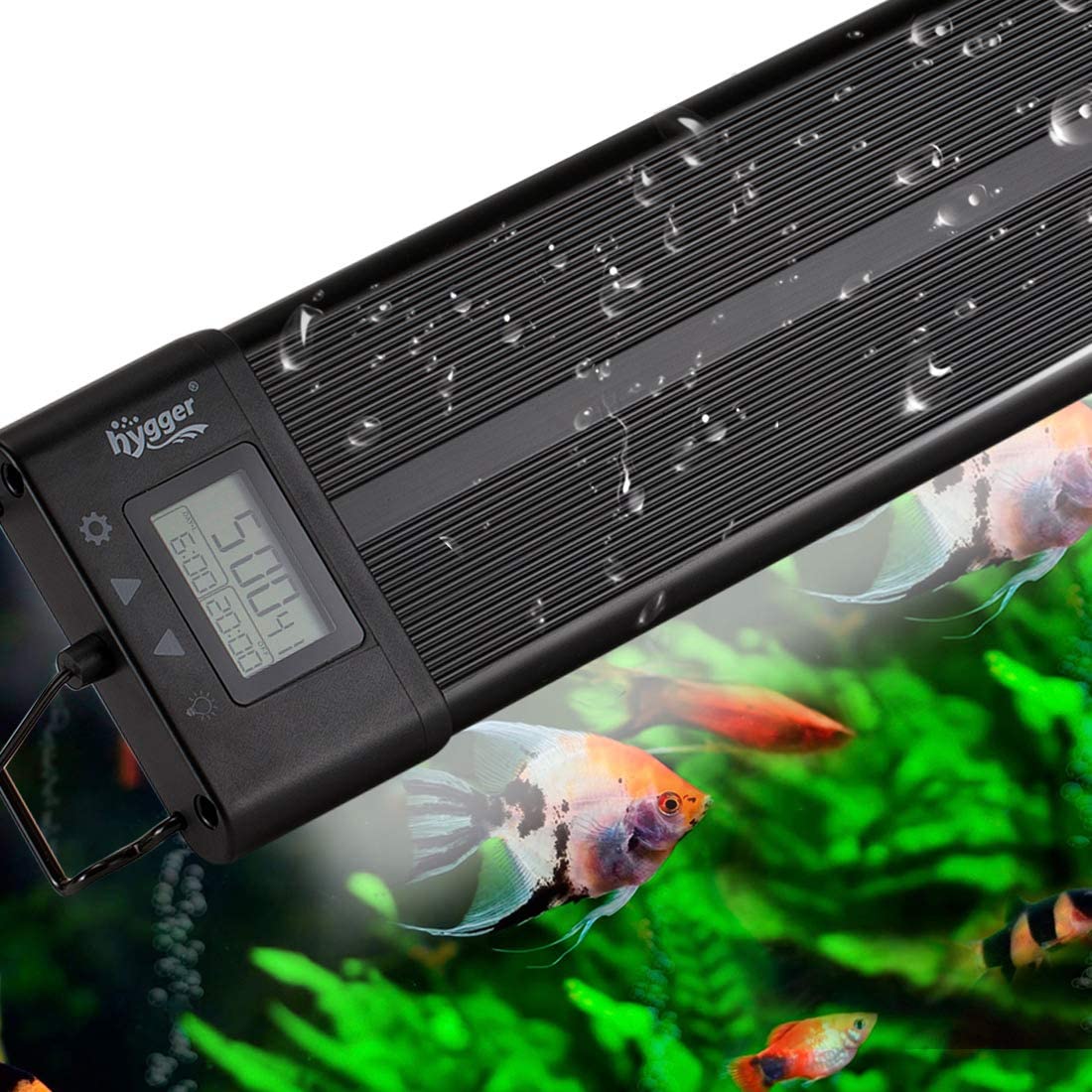 hygger Aquarium Programmable LED Light, for 48~55in Long Full Spectrum Plant Fish Tank Light with LCD Setting Display, 7 Colors, Sunrise Sunset Moon and DIY Mode, for Novices Advanced Players - Image 2