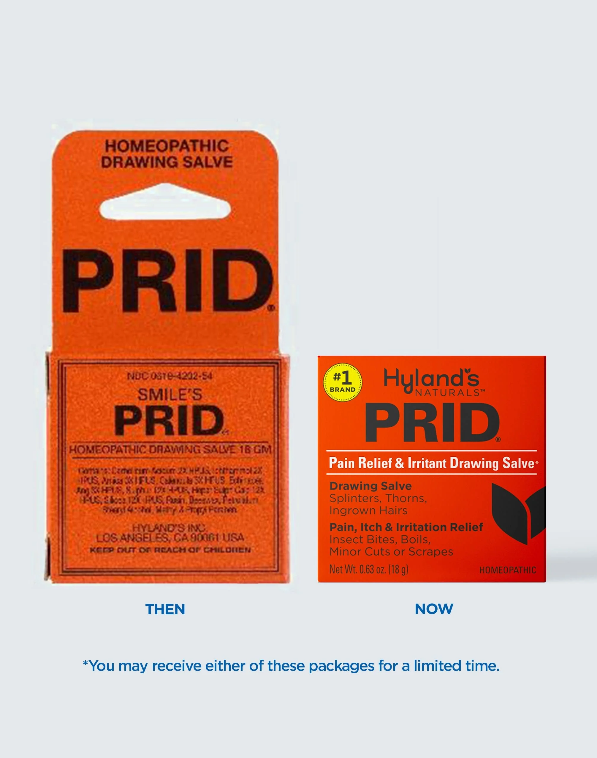 Hyland's PRID Drawing Salve, Topical Skin Irritation Relief, For Splinters, Thorns, Ingrown Hairs, Itch Relief for Bug Bites, Boils, Minor Cuts and Scrapes, 18 Grams - Image 2