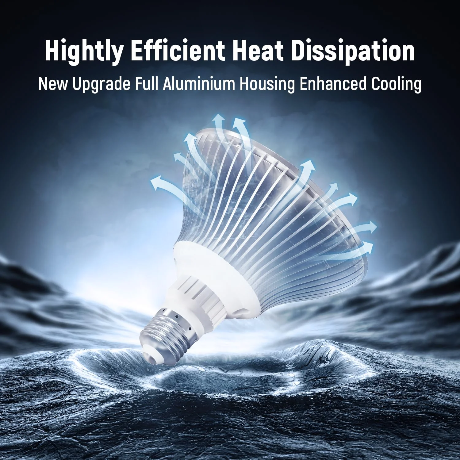 HYMIOR LED Pool Light for Inground Pool 120V 65W PRO, White Light 6500K with 6500lm High Brightness, Replace 300-800W Halogen Light - Image 5