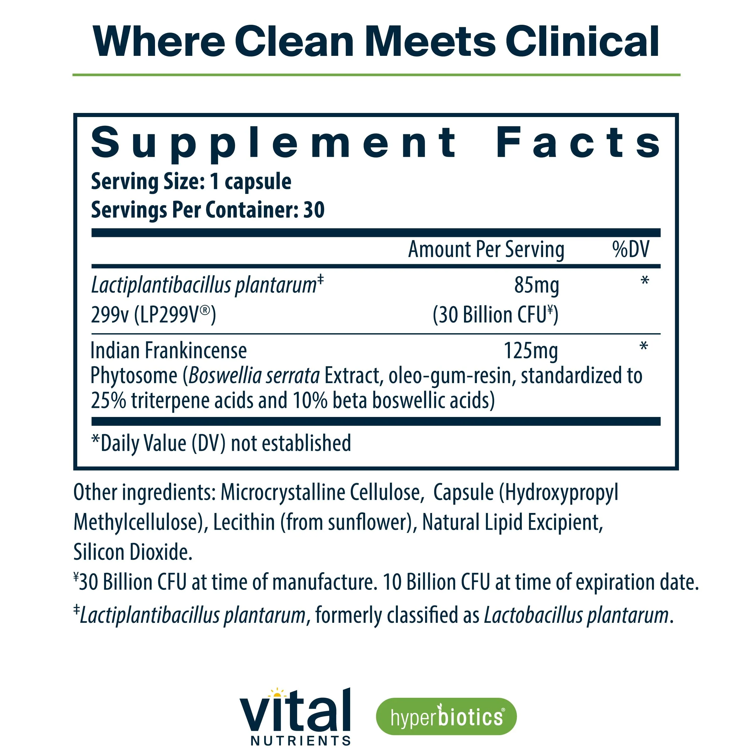 Hyperbiotics Vital Nutrients IBS Probiotic | Reduce Symptoms of IBS* | Clinically Studied Vegan probiotic for IBS Relief from Bloating, Gas, Diarrhea, & Abdominal Discomfort* | 30 Capsules - Image 9