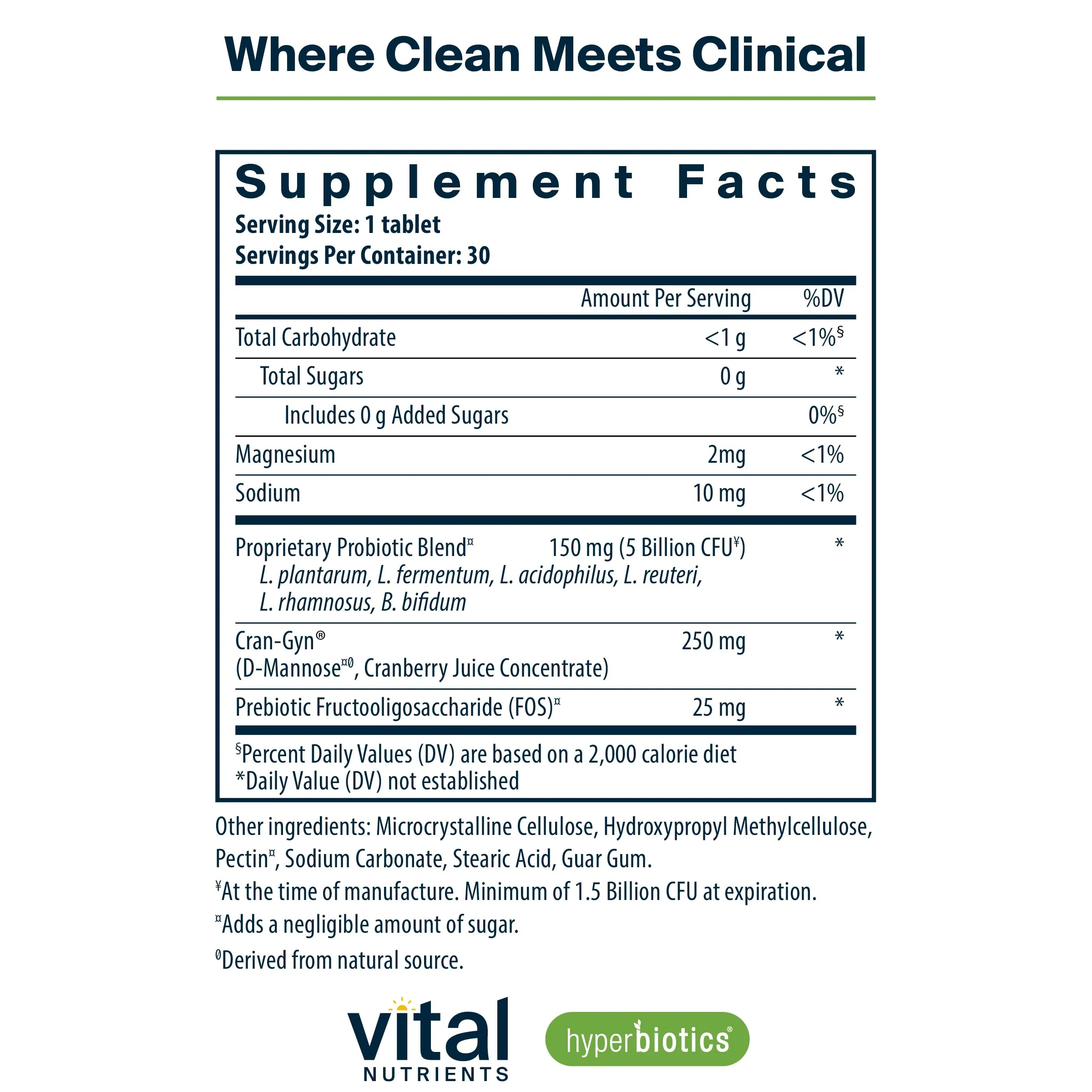 Hyperbiotics Vital Nutrients Pro Women Probiotics for Women | Vaginal Probiotics for PH Balance | Oral Probiotic for Vaginal Health and Urinary Tract Health | 6 Targeted Strains | 30 Vegan Tablets - Image 10