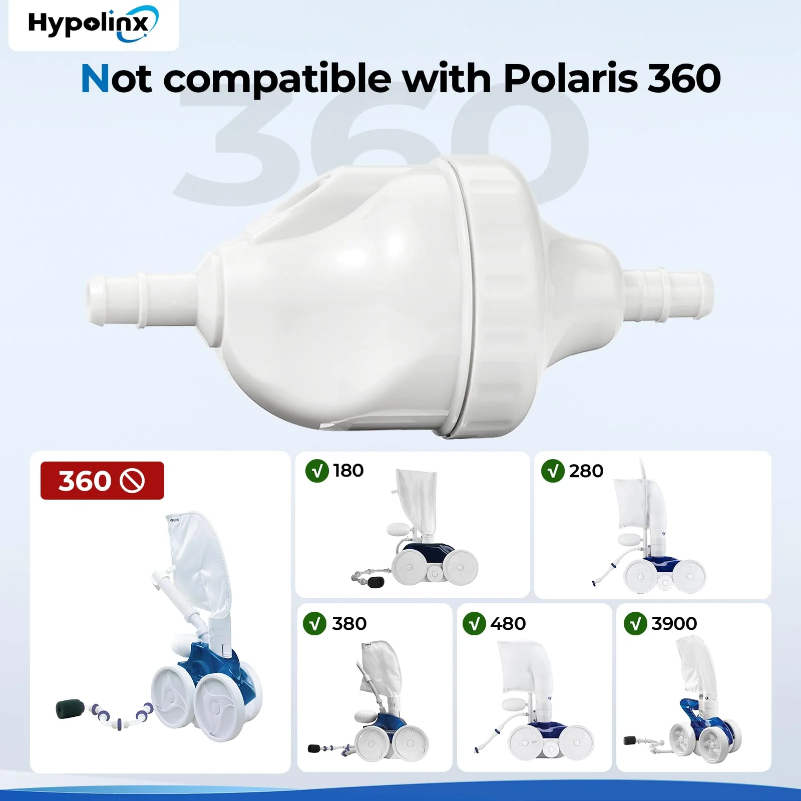 Hypolinx Upgraded Polaris G52 Backup Valve Replacement Kit for Polaris Pool Cleaner 280, 180, 380, 480, with High-Strength Gears and Crack-Resistant Case Kit for Polaris Pool Cleaner - Image 4