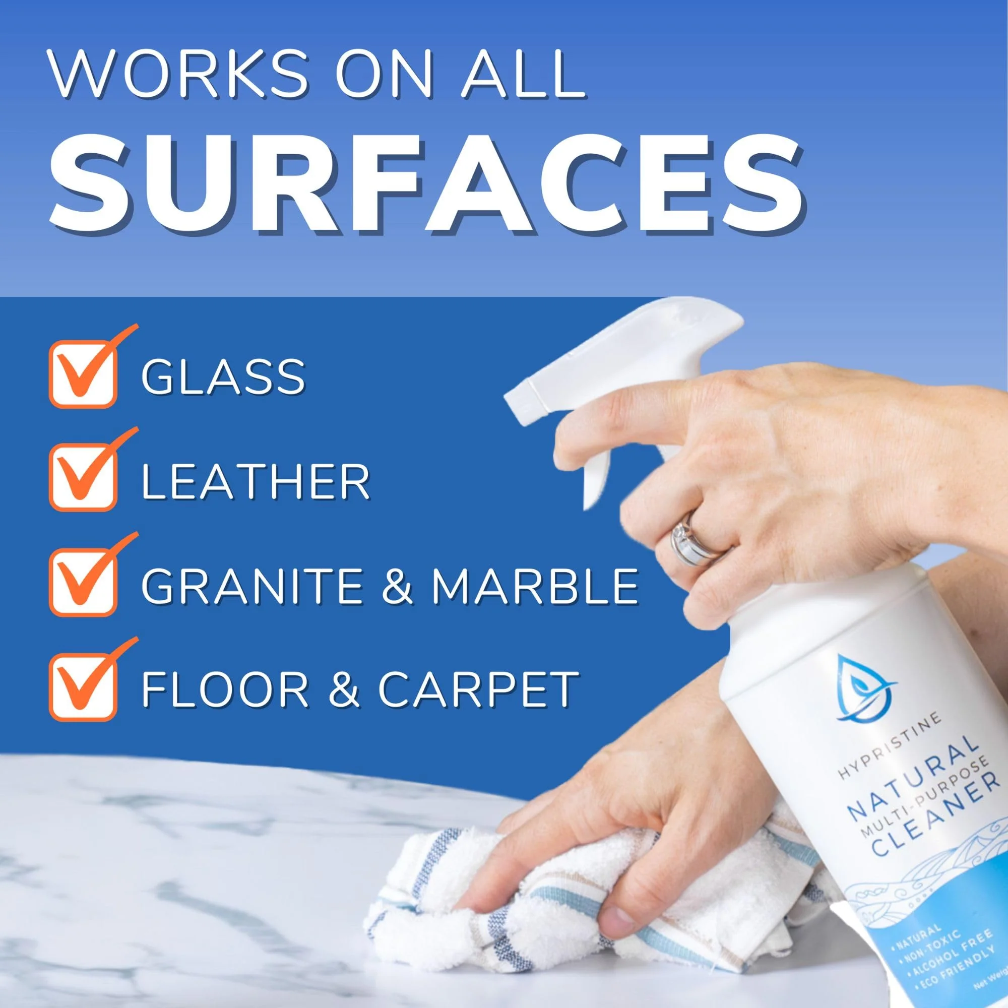 HYPRISTINE PURE Hypochlorous Acid Spray, Multi-Purpose Cleaner, Superior Shelf Life, 0% Bleach, 0% Alcohol, Food Contact Safe, Eliminate Non-Living Allergens, Remove Pet Odor, Clean Any Surface - Image 7