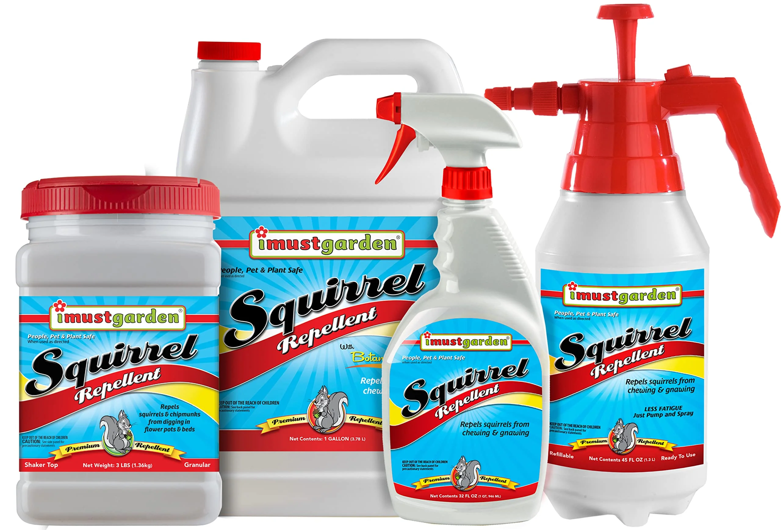 I Must Garden Squirrel Repellent: Protects Vehicles, Plants, Decking, & Furniture – Works on Chipmunks – 1 Gallon Ready to Use Refill - Image 4