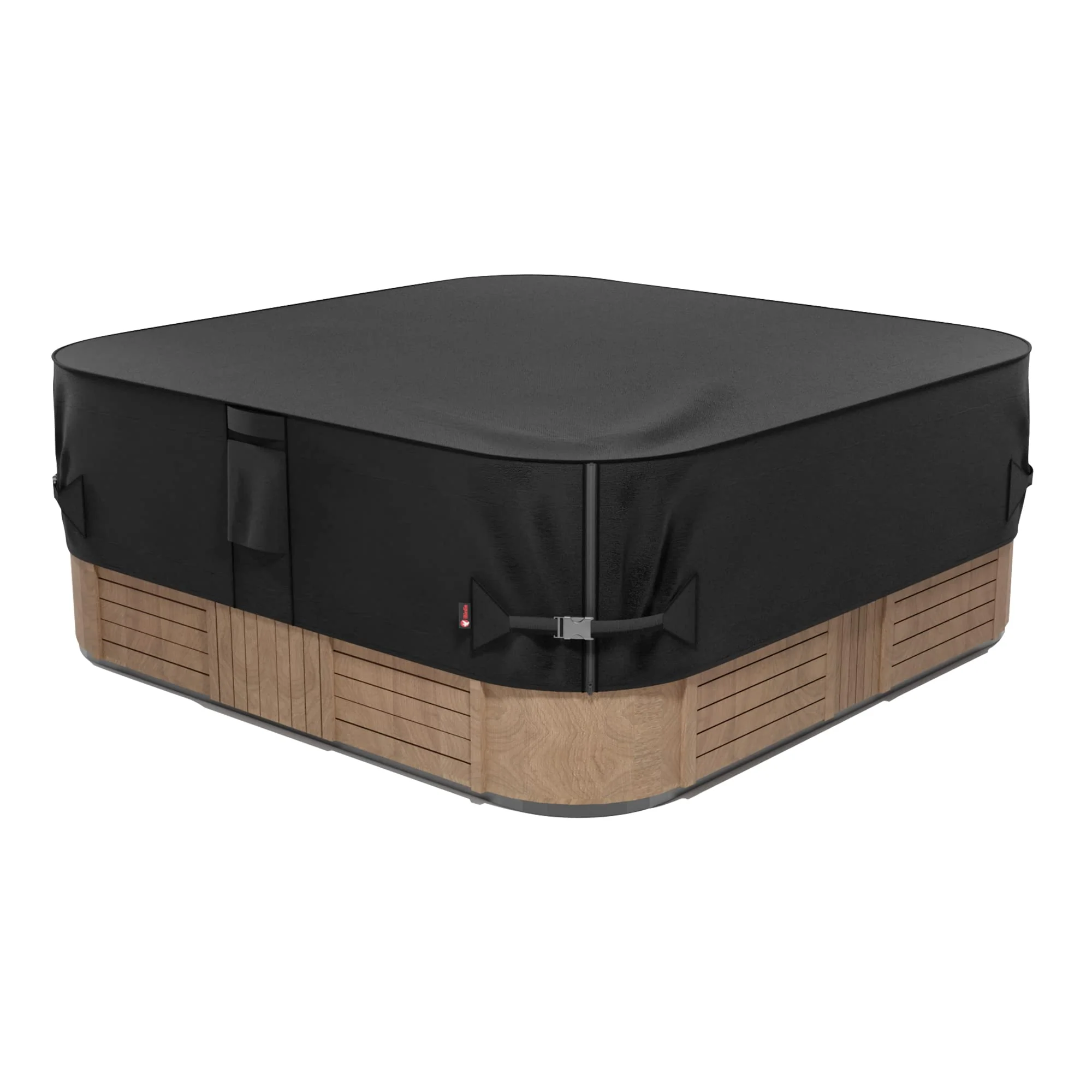 iBirdie Outdoor Waterproof Hot Tub Cover 83 x 83 inch fit 82 x 82 or 81 x 81 or 80 x 80 Square SPA 600D Heavy Duty Weatherproof Protectors Protective Cover Cap