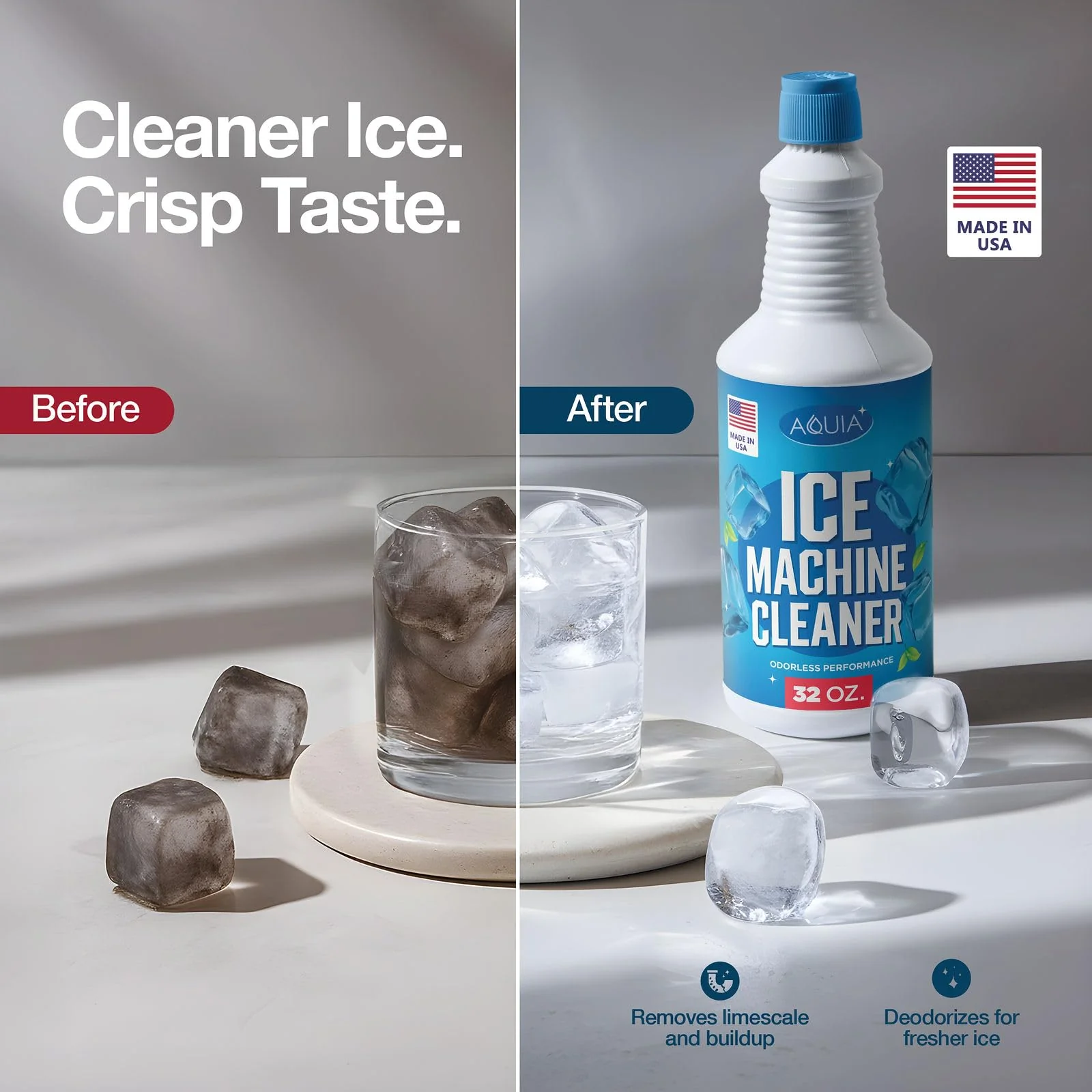 Ice Machine Cleaner and Descaler 32 oz | Ice Maker Cleaner for All Brands; Opal, Scotsman, Manitowoc, Affresh, etc. Countertop Icemaker Cleaners Solution | Icemaker Cleaners and Descaler 100% Active! - Image 7