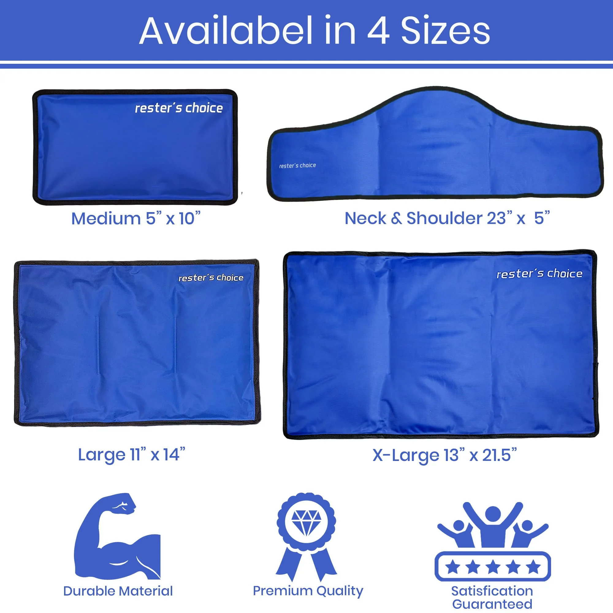 Ice Pack for Injuries Reusable, Soft Gel Flexible - (Large: 11"x14.5") for Hip, Shoulder, Knee, Back - Comfy Cold Pack Compress for Swelling, Bruises, Surgery (Lavender, 1 Pack) - Image 7